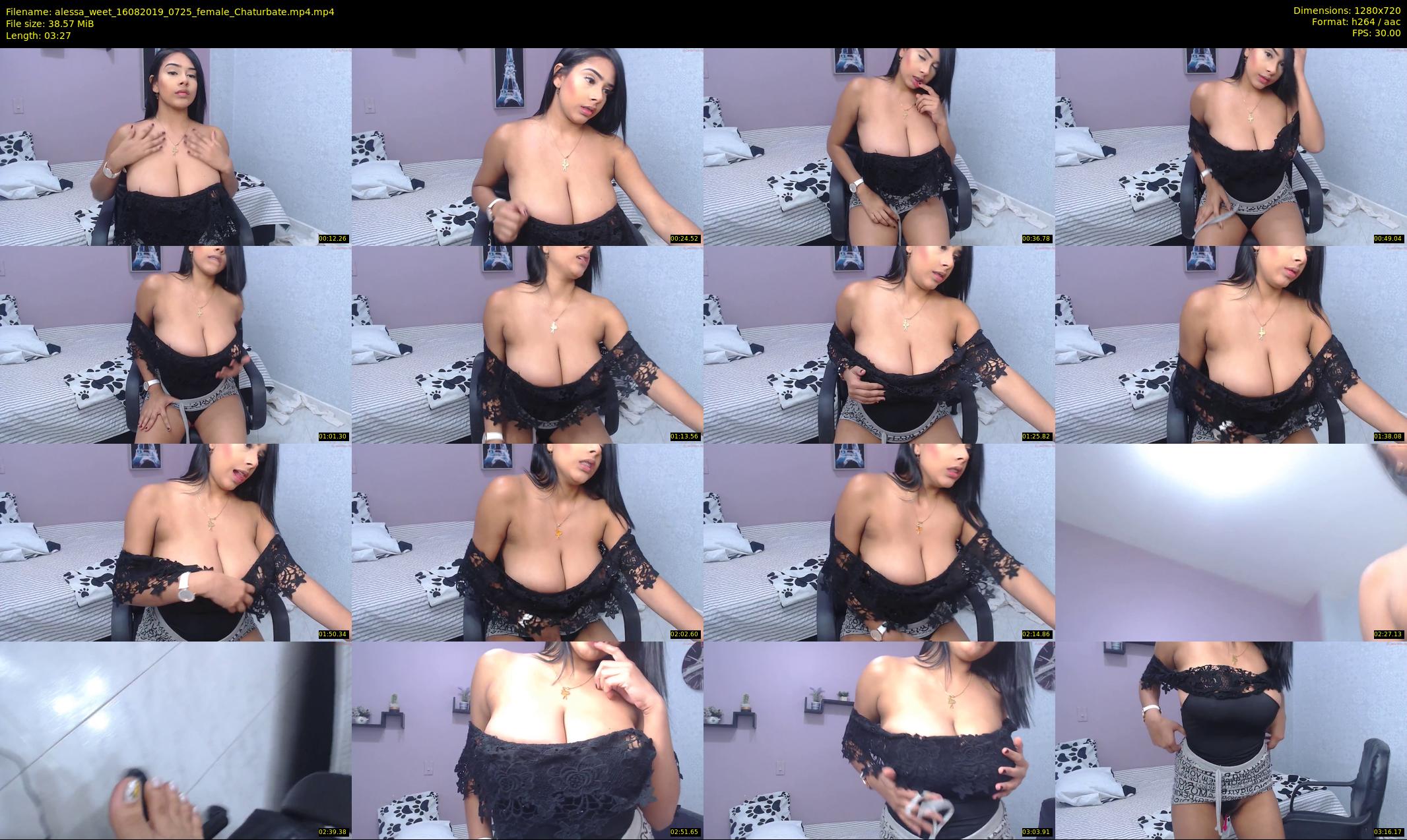 alessa_weet — 4 minute Chaturbate female cam show recording, 720p, Aug 16, 2019