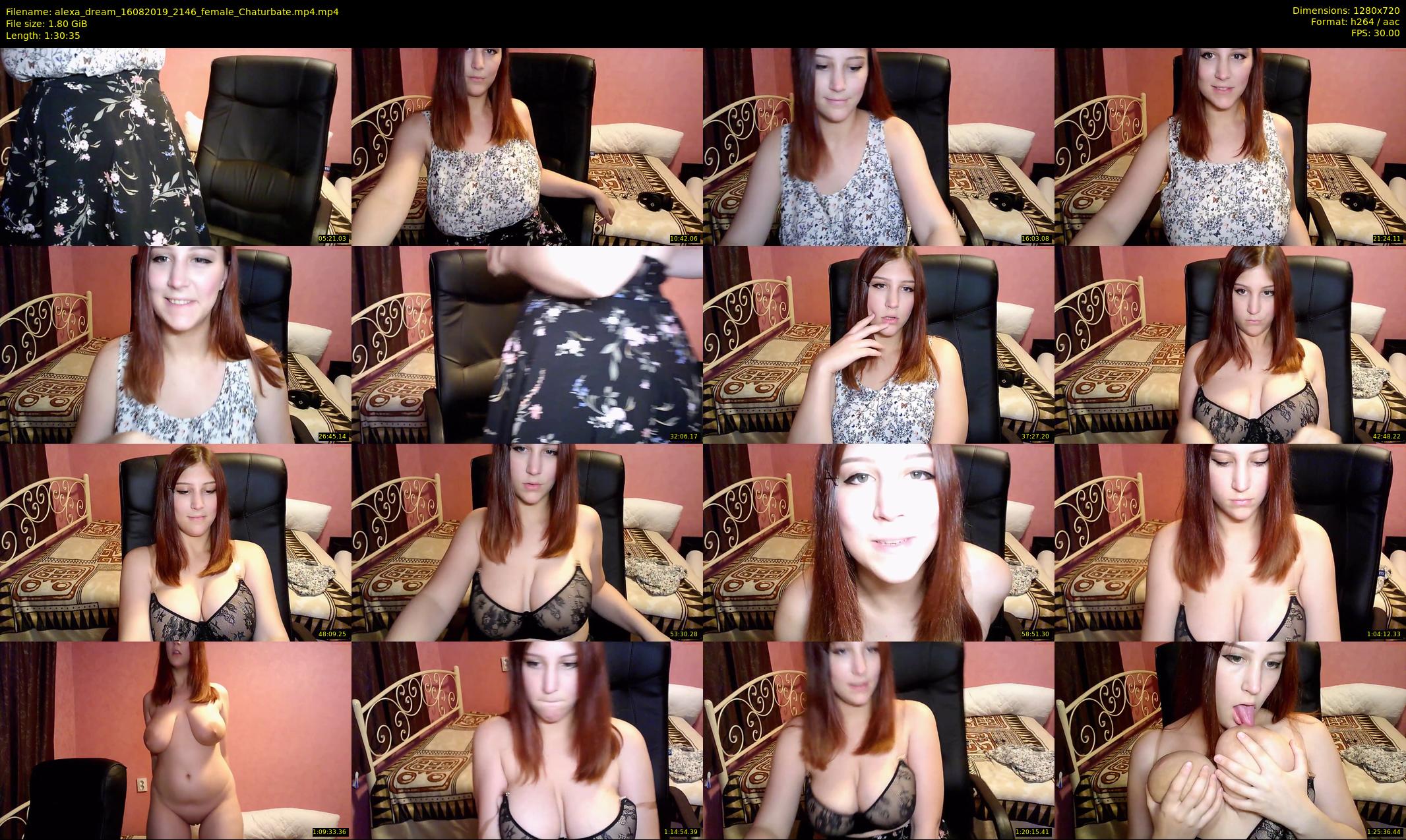 alexa_dream — 91 minute Chaturbate female cam show recording, 720p, Aug 16, 2019