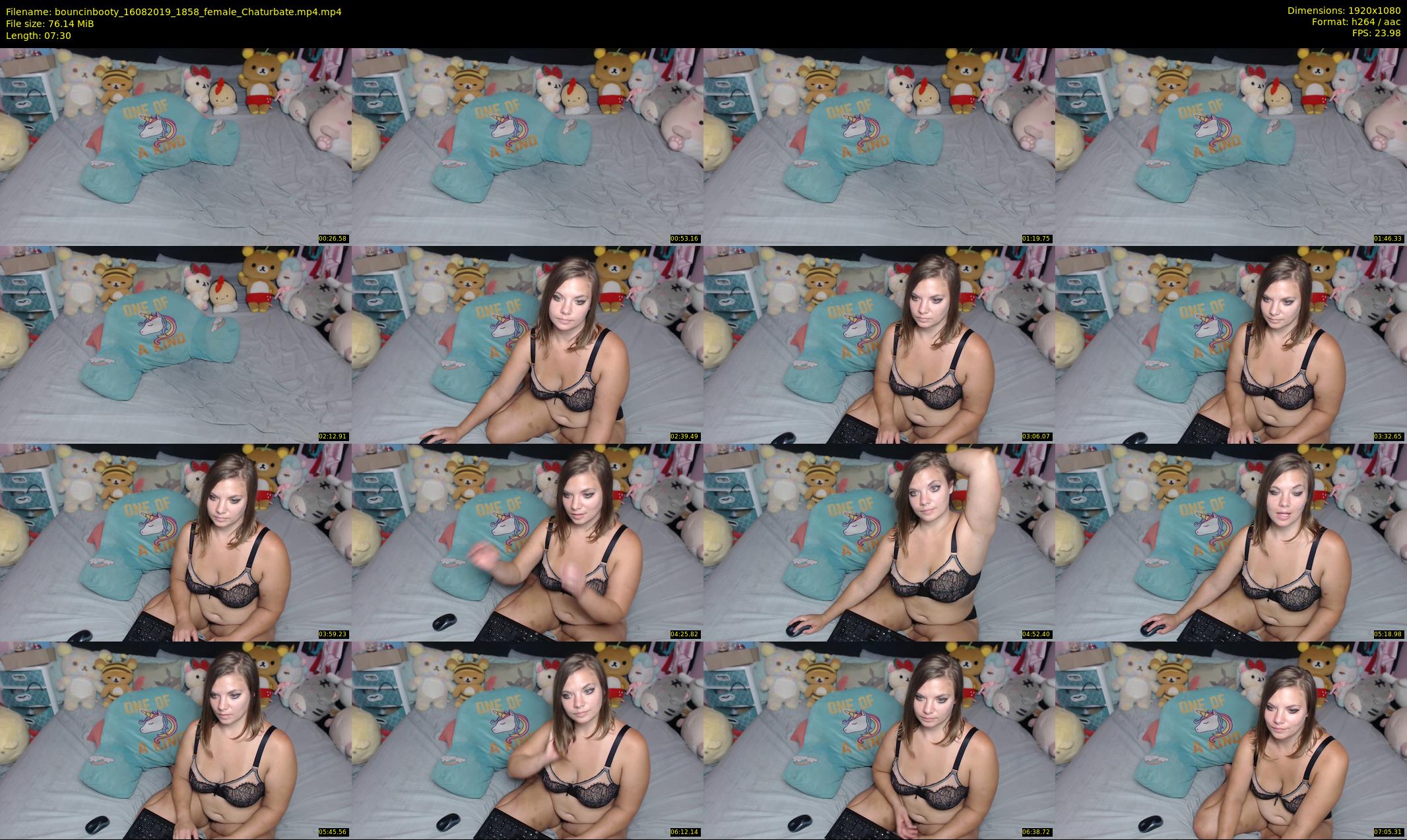 bouncinbooty — 8 minute Chaturbate female cam show recording, 1080p, Aug 16, 2019