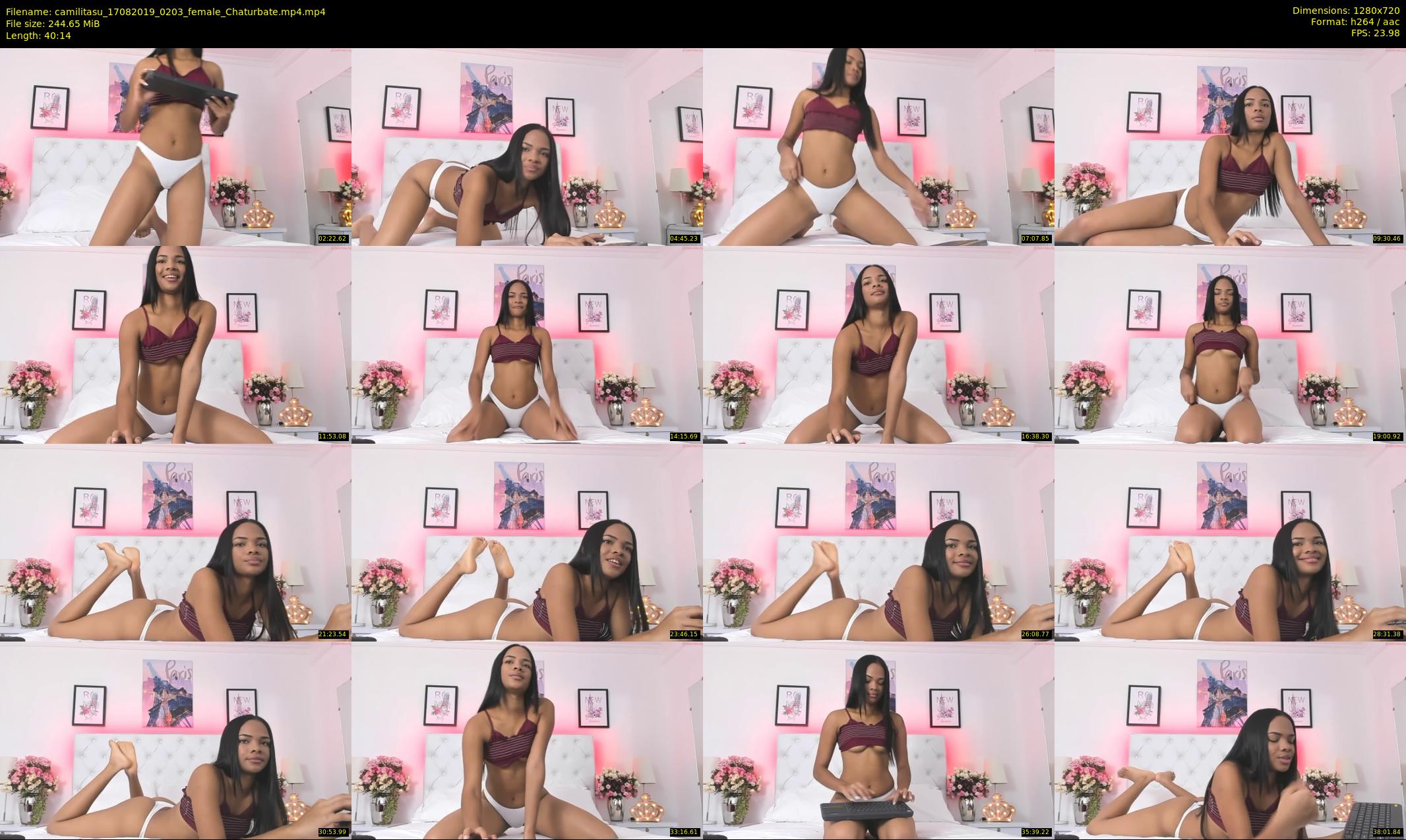 camilitasu — 41 minute Chaturbate female cam show recording, 720p, Aug 17, 2019