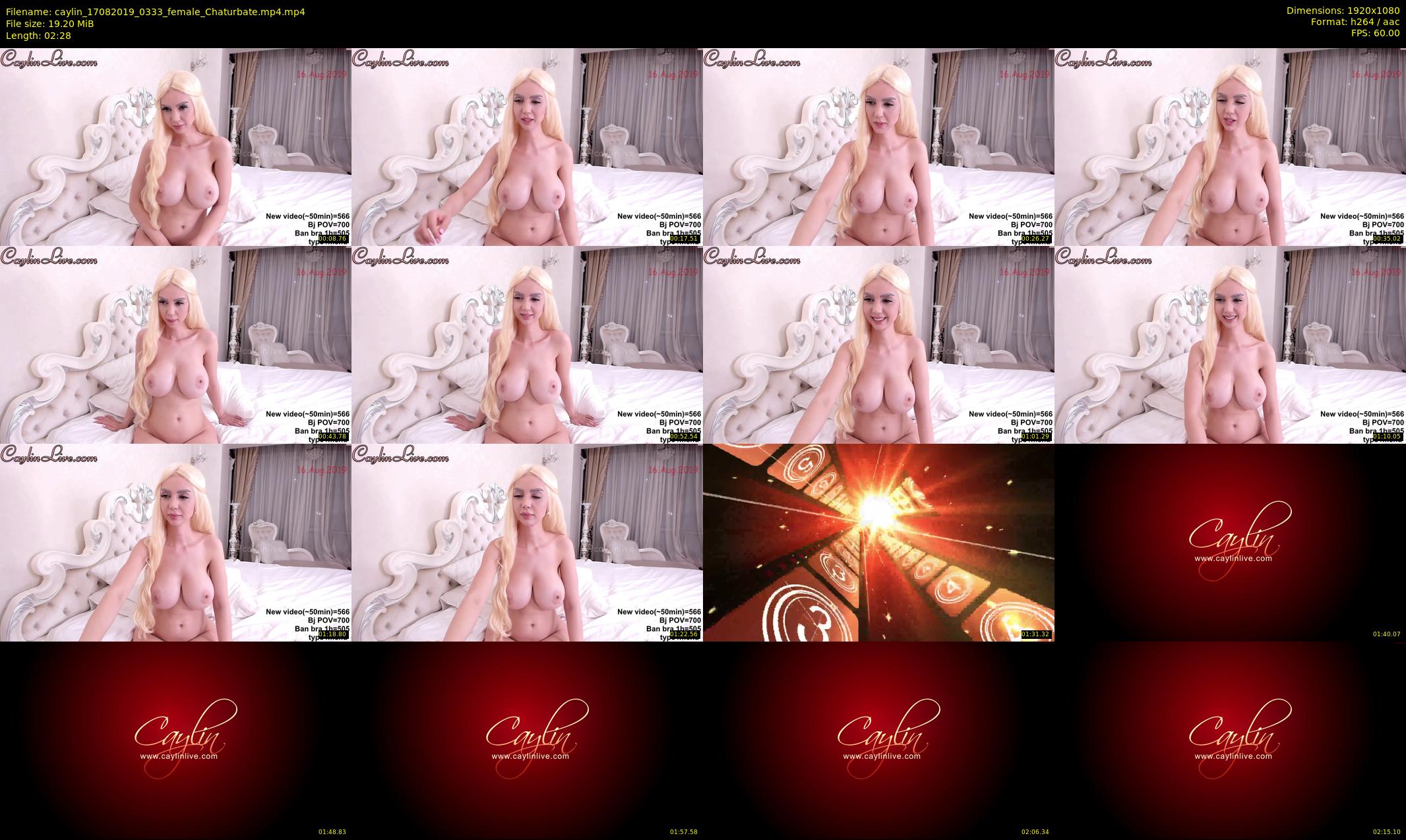 caylin — 3 minute Chaturbate female cam show recording, 1080p, Aug 17, 2019