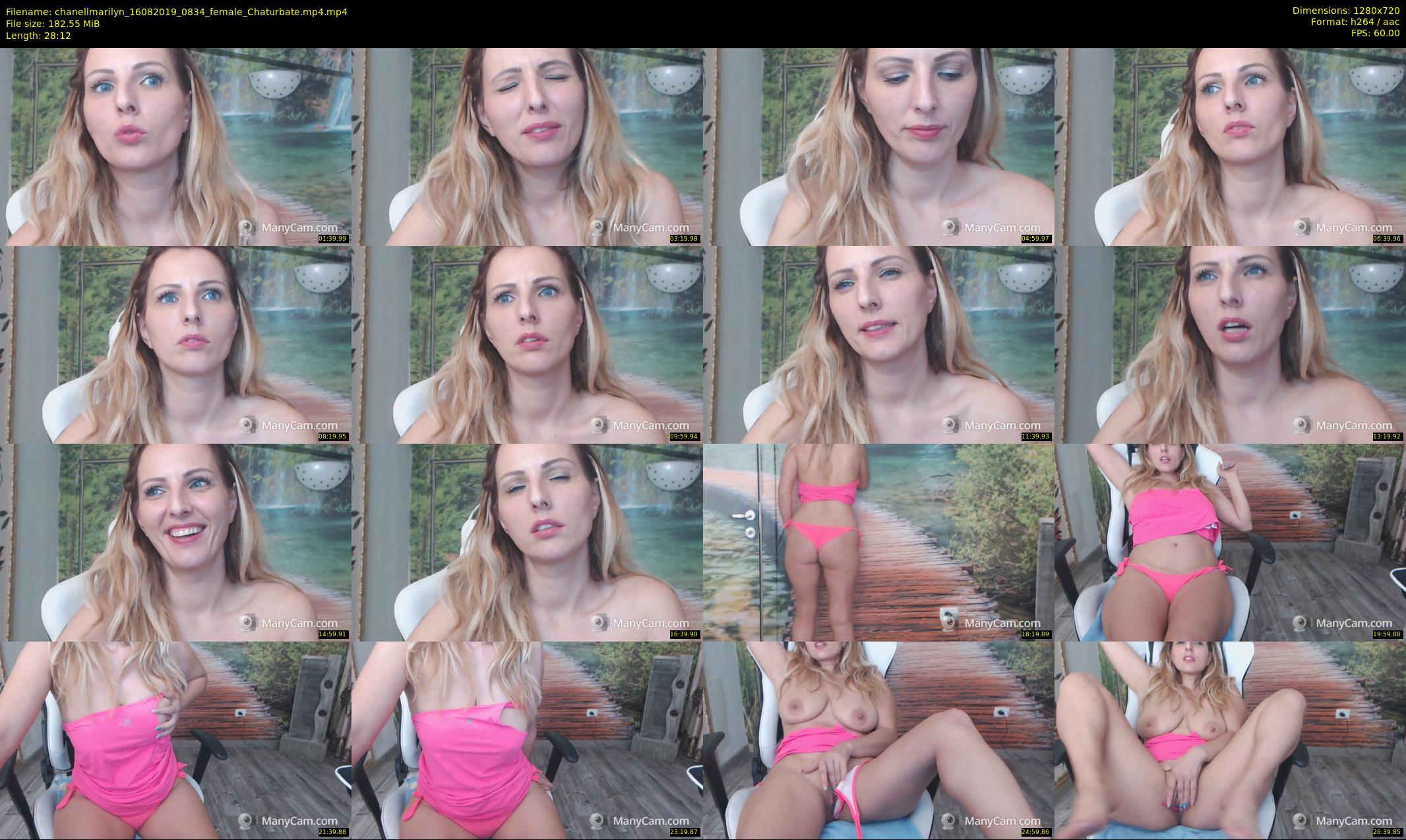 chanellmarilyn — 29 minute Chaturbate female cam show recording, 720p, Aug 16, 2019