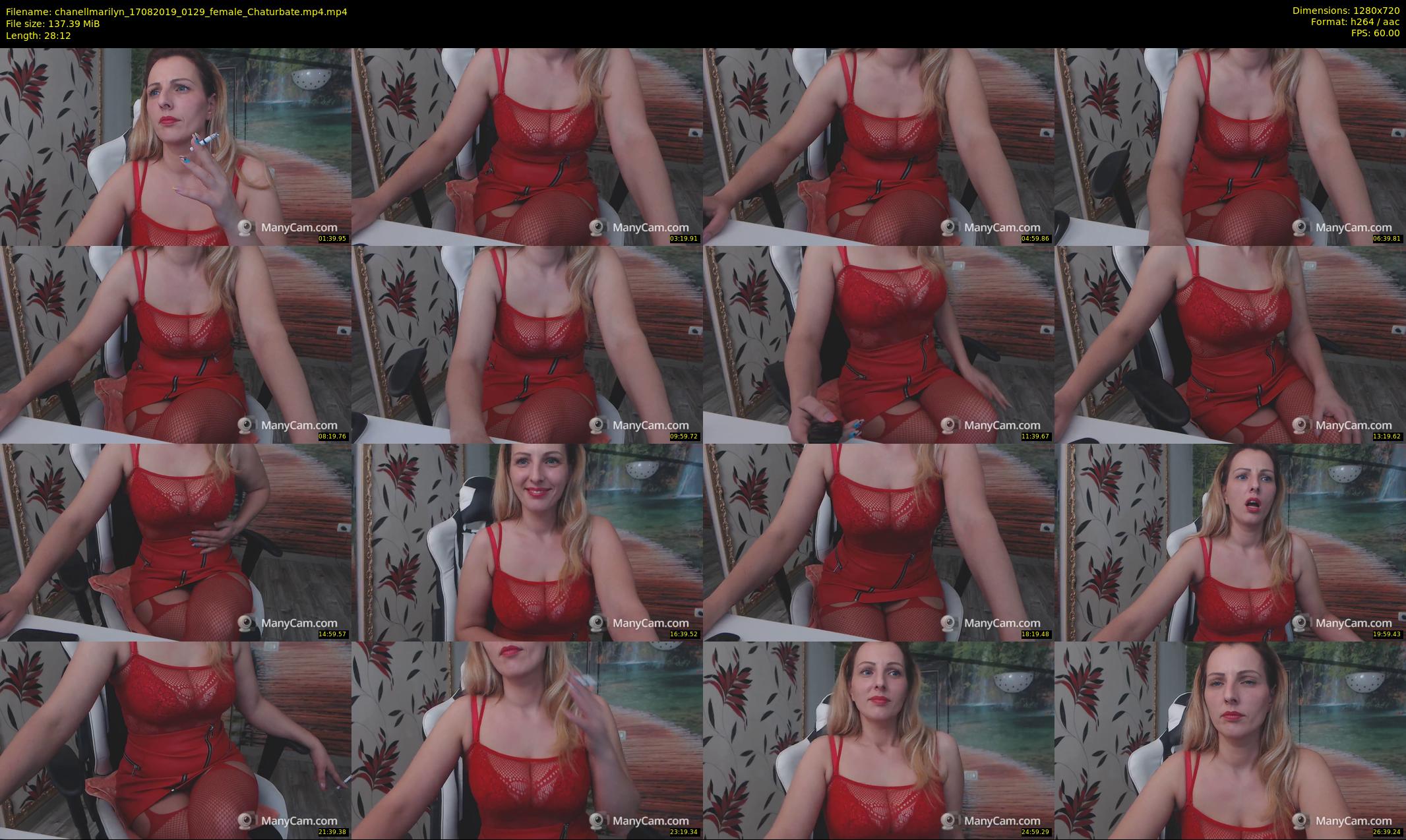 chanellmarilyn — 29 minute Chaturbate female cam show recording, 720p, Aug 17, 2019