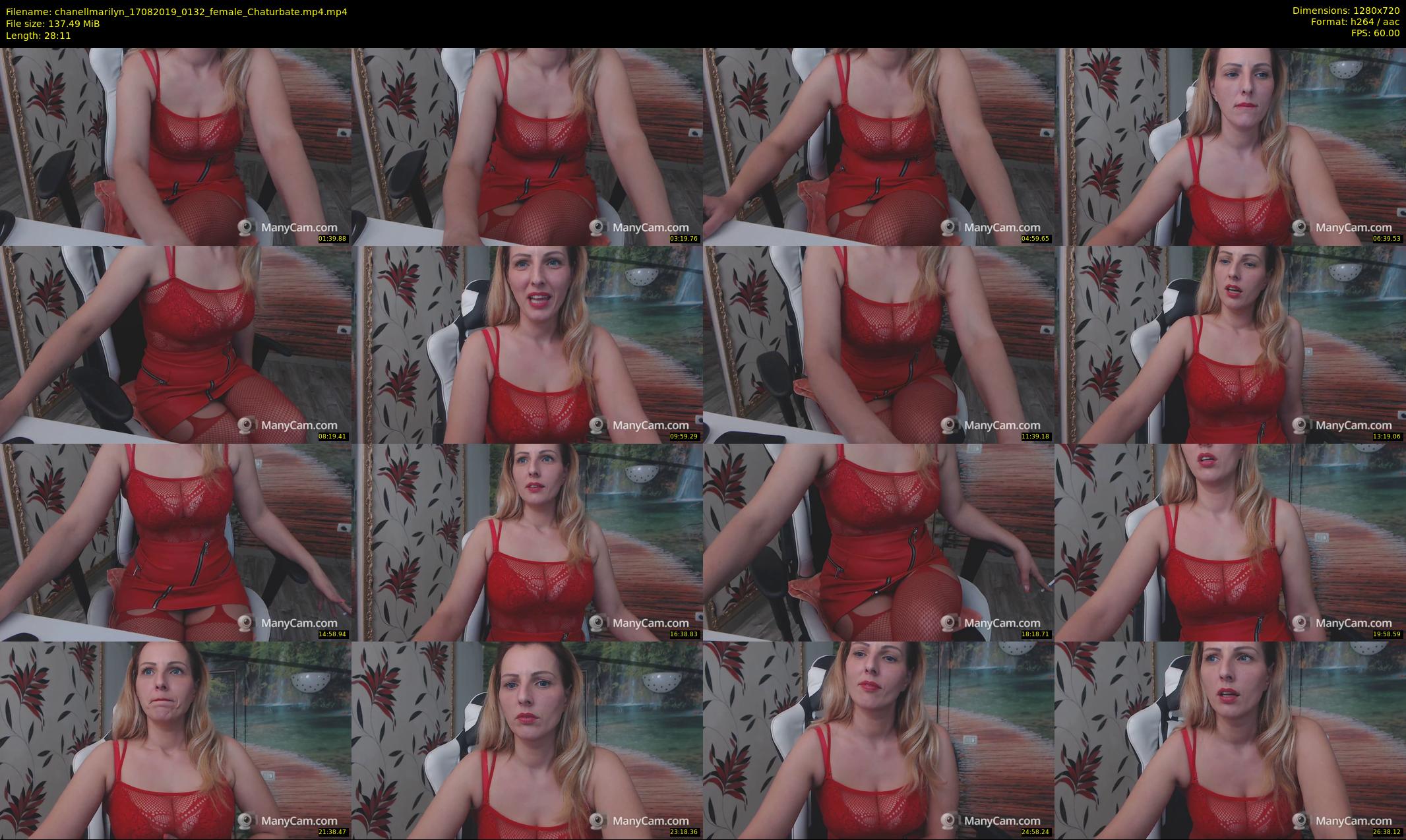 chanellmarilyn — 29 minute Chaturbate female cam show recording, 720p, Aug 17, 2019