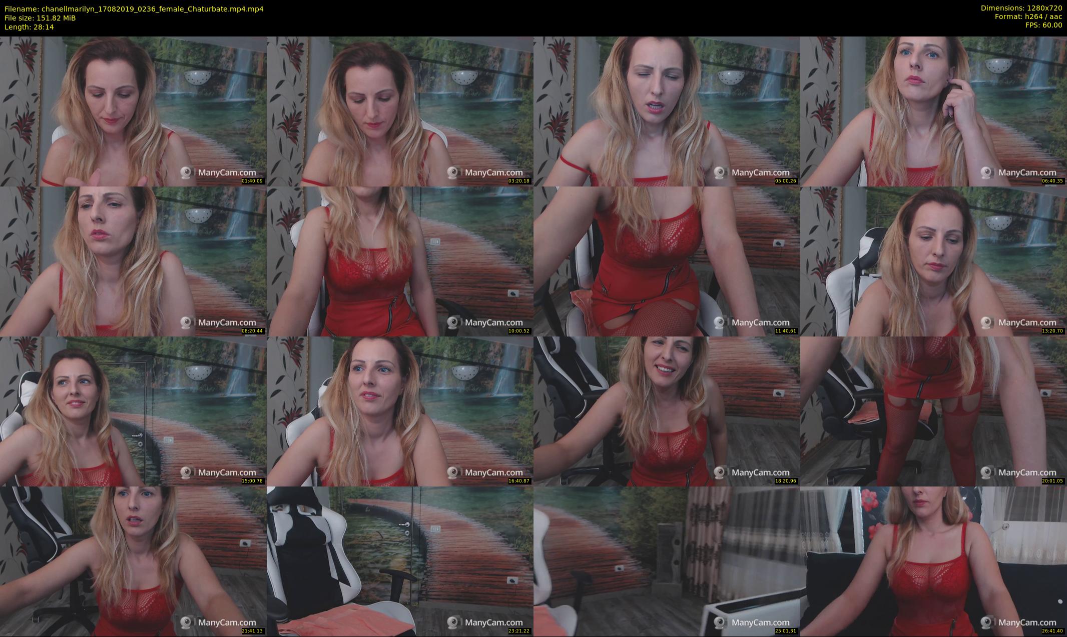 chanellmarilyn — 29 minute Chaturbate female cam show recording, 720p, Aug 17, 2019
