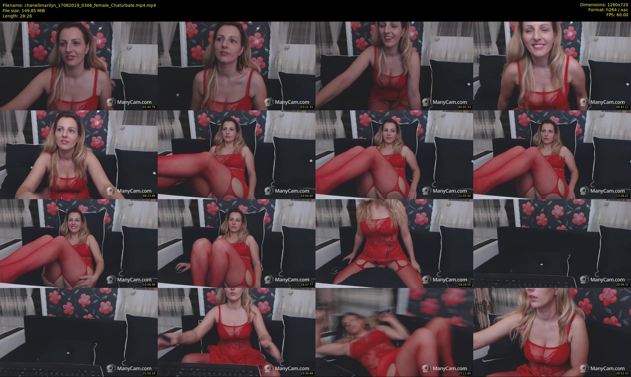 chanellmarilyn — 29 minute Chaturbate female cam show recording, 720p, Aug 17, 2019