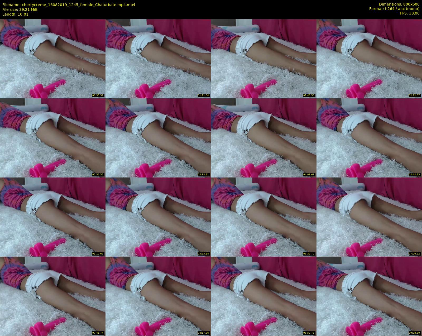 cherrycreme — 11 minute Chaturbate female cam show recording, 480p, Aug 16, 2019