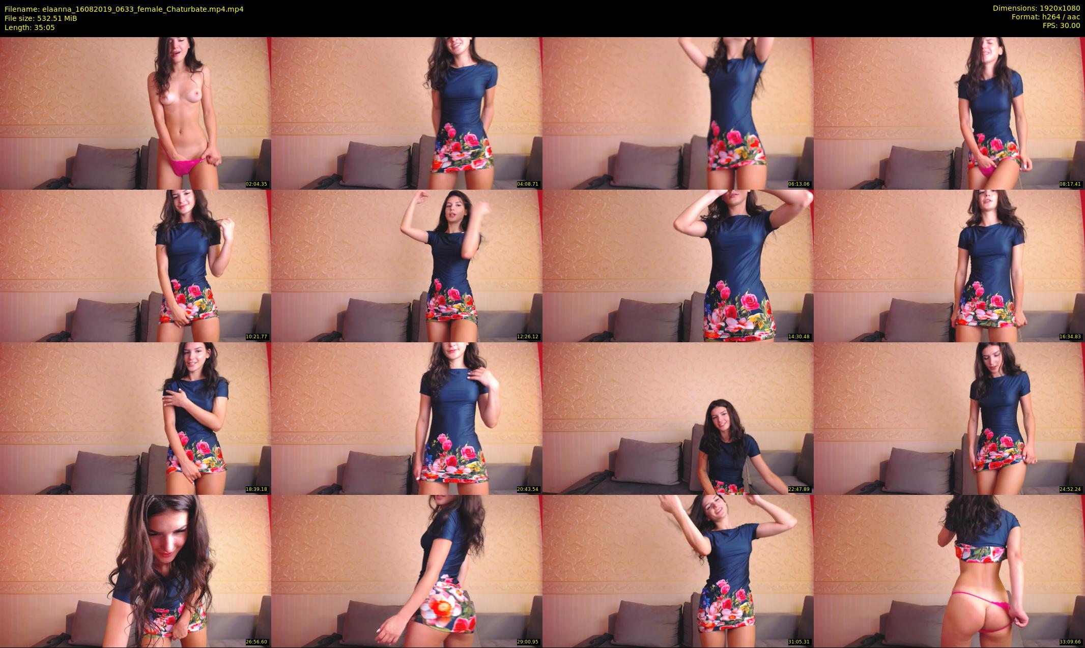 elaanna — 36 minute Chaturbate female cam show recording, 1080p, Aug 16, 2019