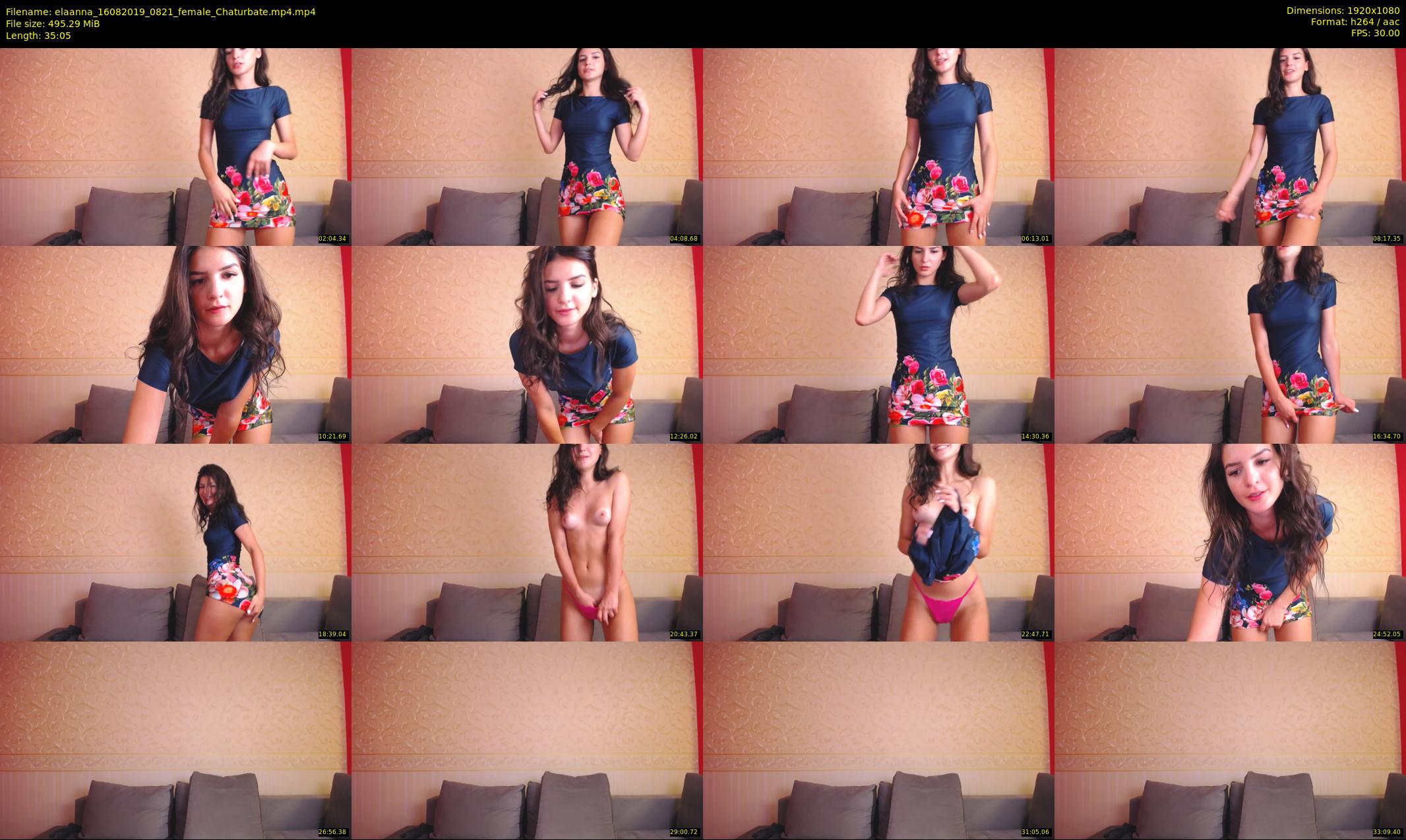 elaanna — 36 minute Chaturbate female cam show recording, 1080p, Aug 16, 2019