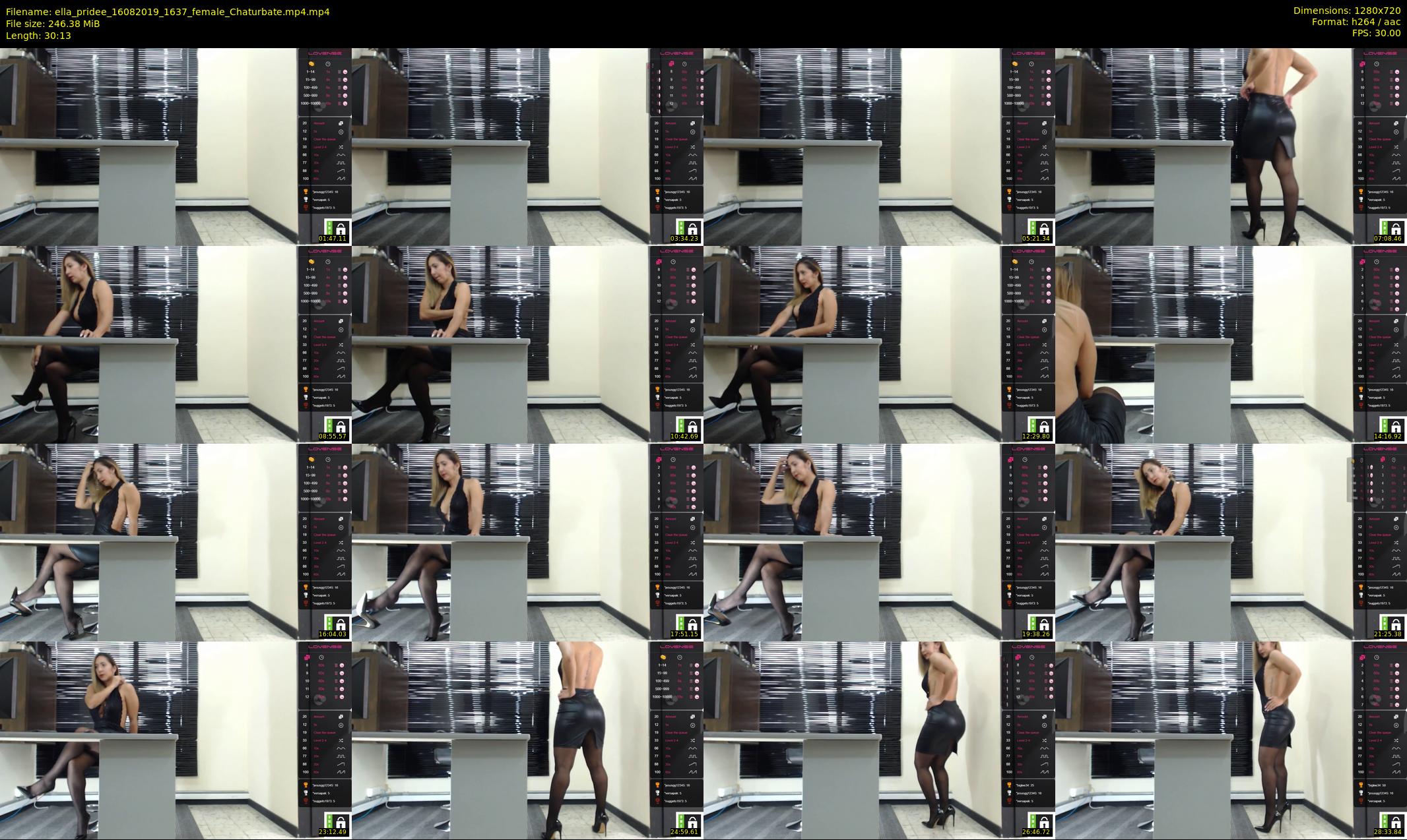 ella_pridee — 31 minute Chaturbate female cam show recording, 720p, Aug 16, 2019