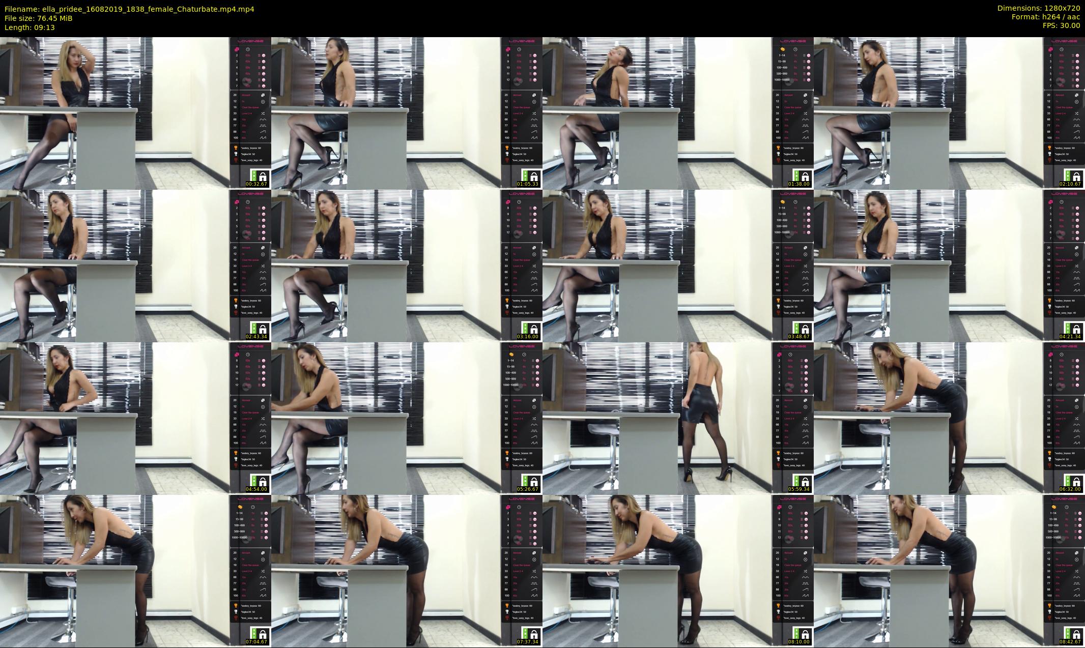 ella_pridee — 10 minute Chaturbate female cam show recording, 720p, Aug 16, 2019
