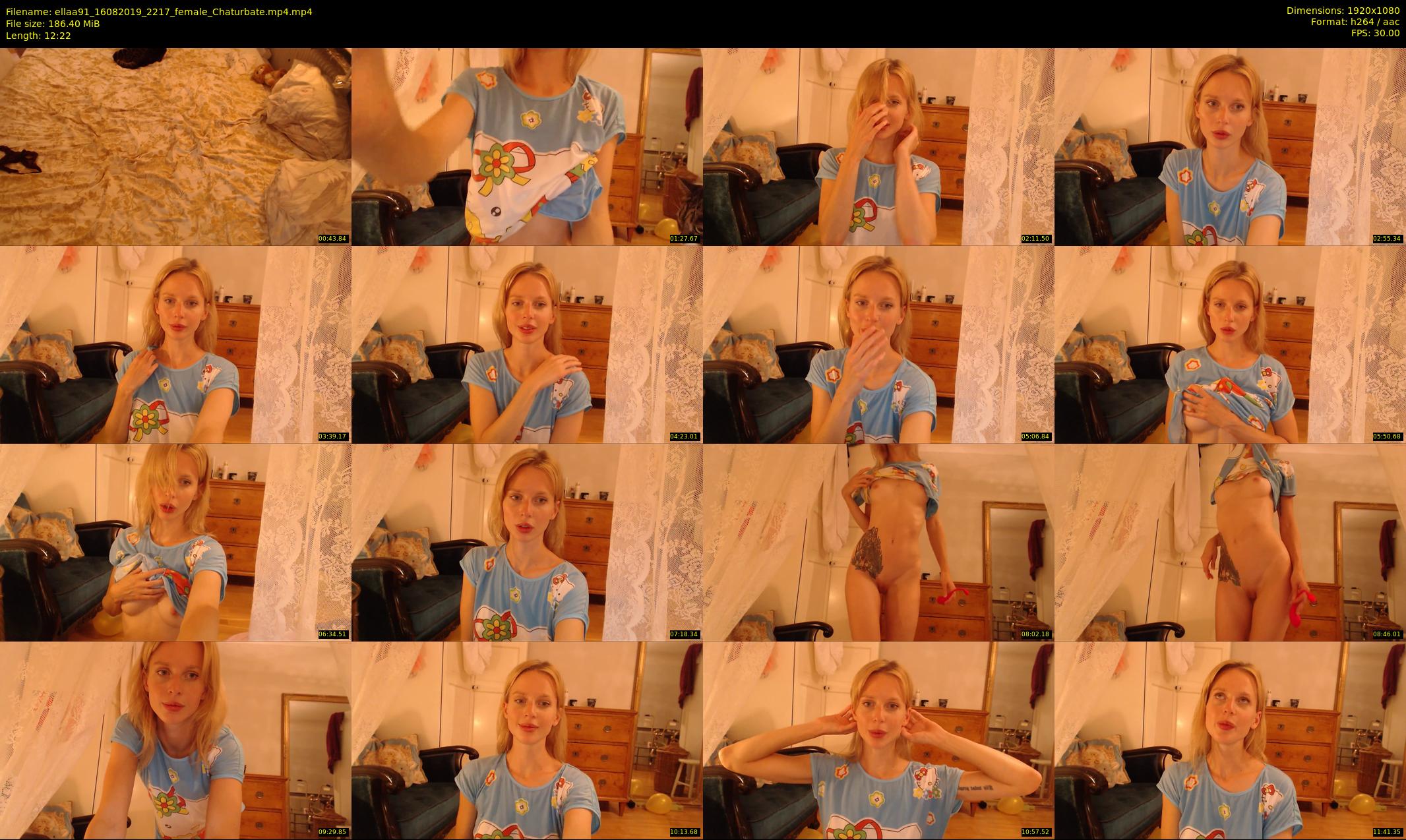 ellaa91 — 13 minute Chaturbate female cam show recording, 1080p, Aug 16, 2019