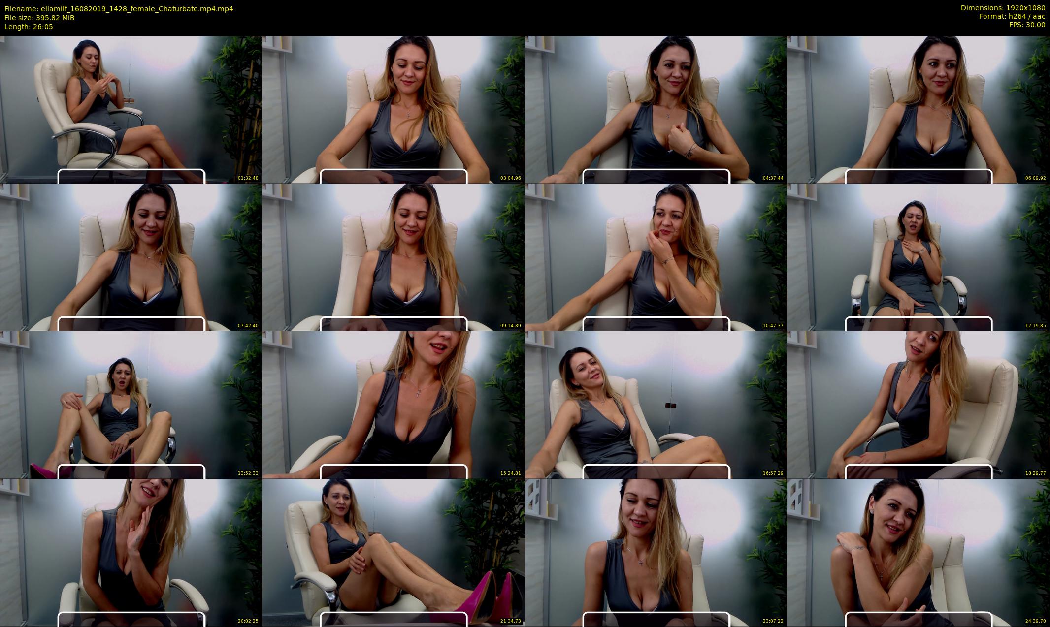 ellamilf — 27 minute Chaturbate female cam show recording, 1080p, Aug 16, 2019