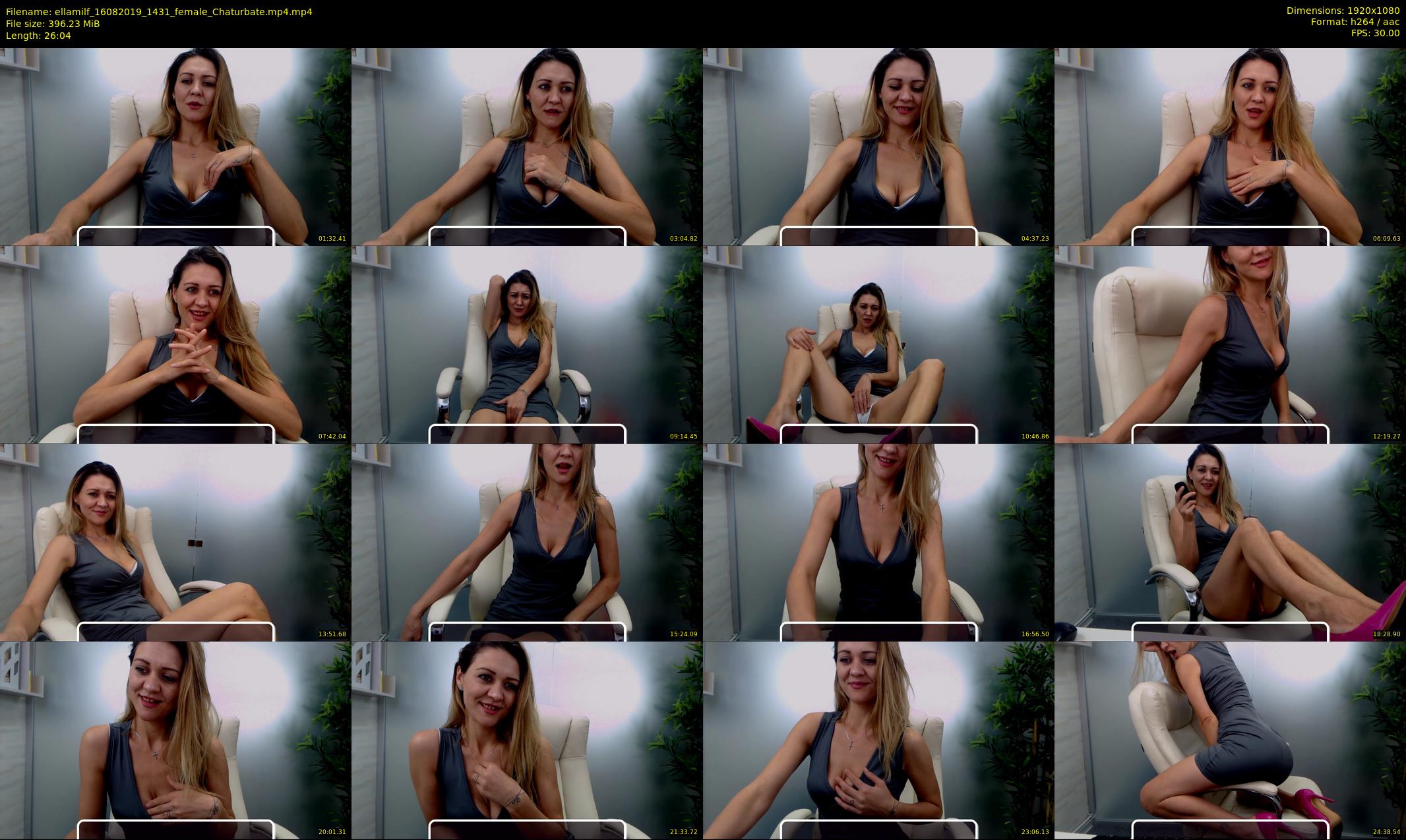 ellamilf — 27 minute Chaturbate female cam show recording, 1080p, Aug 16, 2019