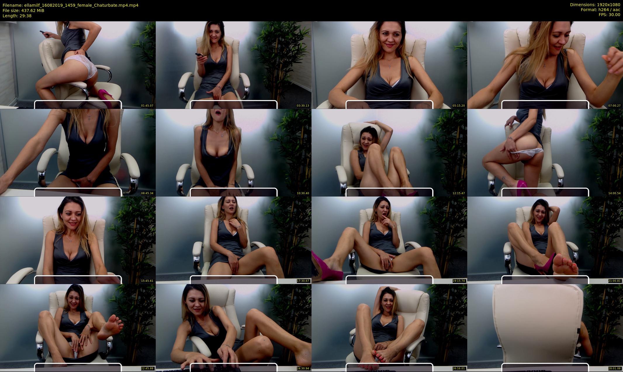 ellamilf — 30 minute Chaturbate female cam show recording, 1080p, Aug 16, 2019