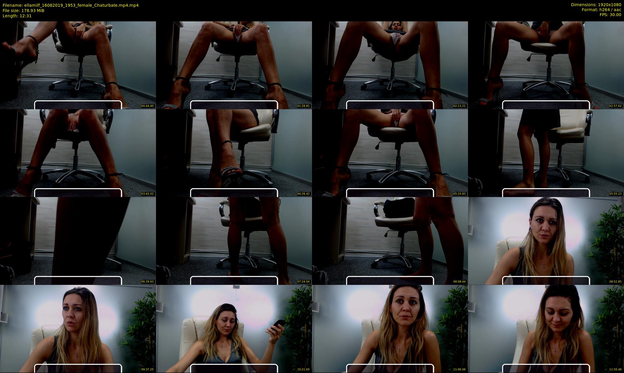 ellamilf — 13 minute Chaturbate female cam show recording, 1080p, Aug 16, 2019