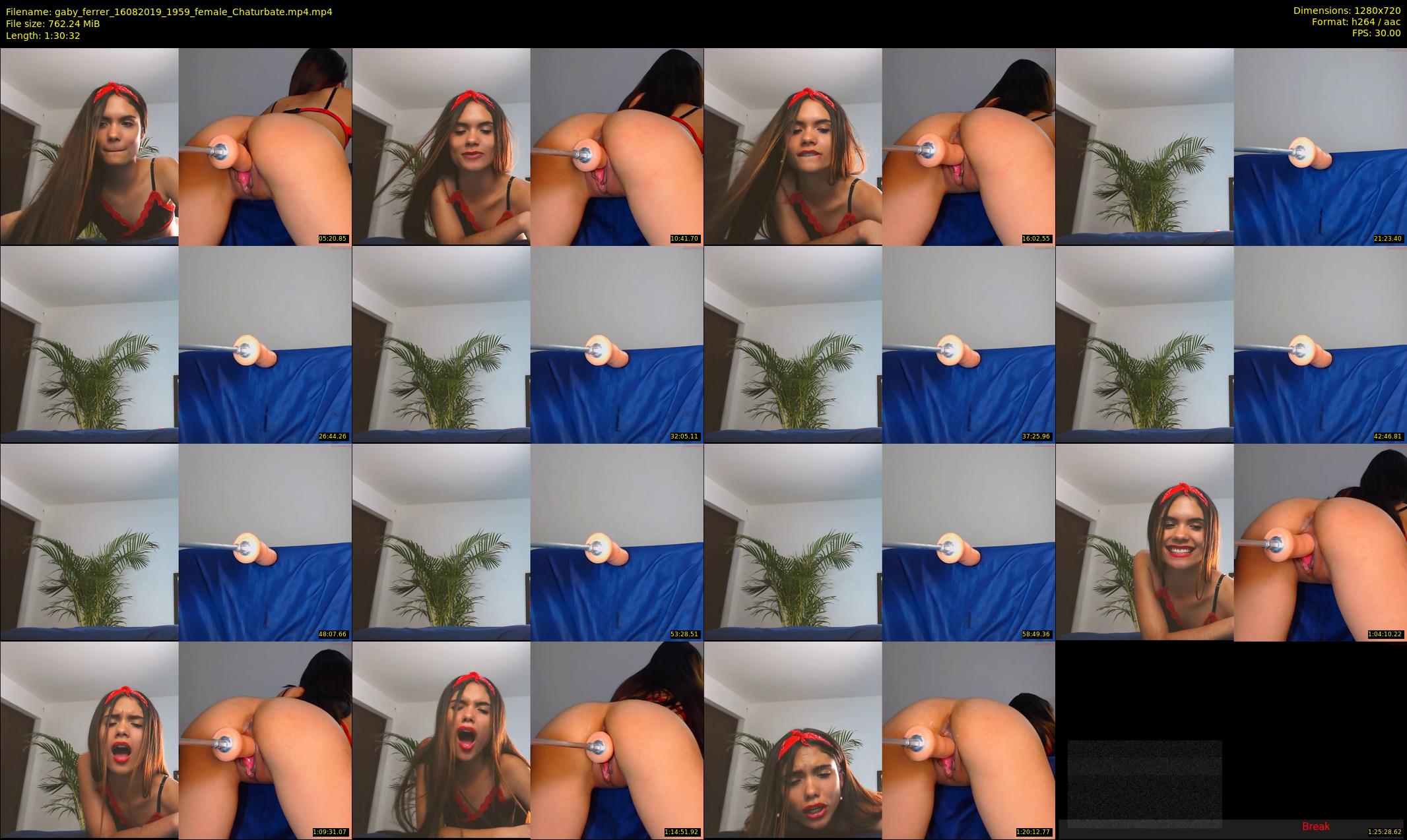 gaby_ferrer — 91 minute Chaturbate female cam show recording, 720p, Aug 16, 2019