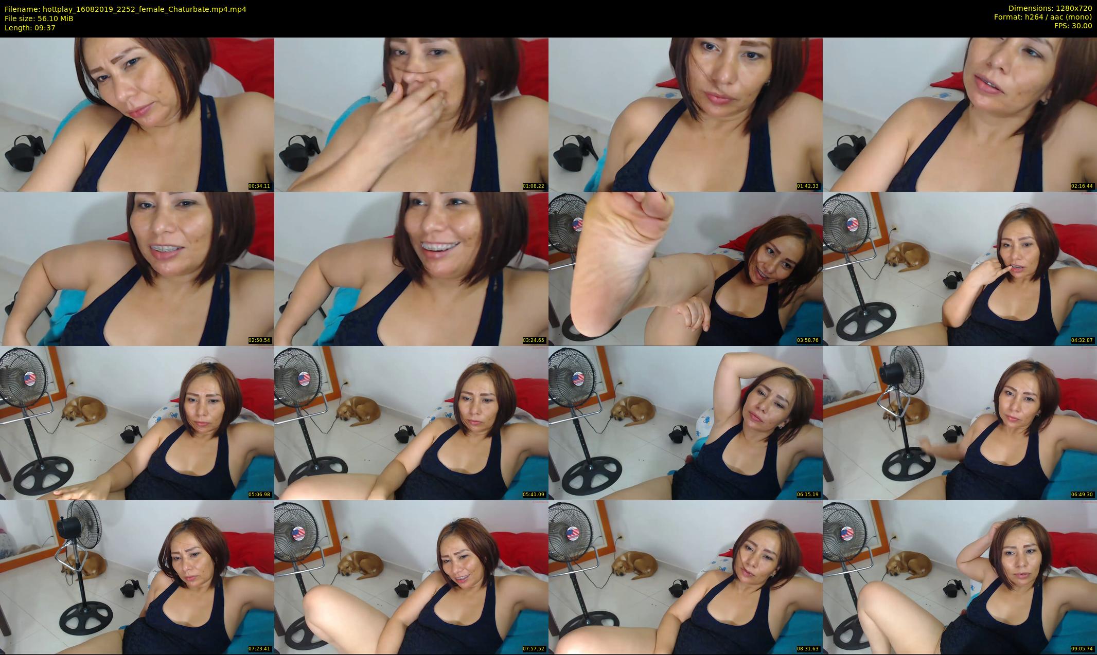 hottplay — 10 minute Chaturbate female cam show recording, 720p, Aug 16, 2019