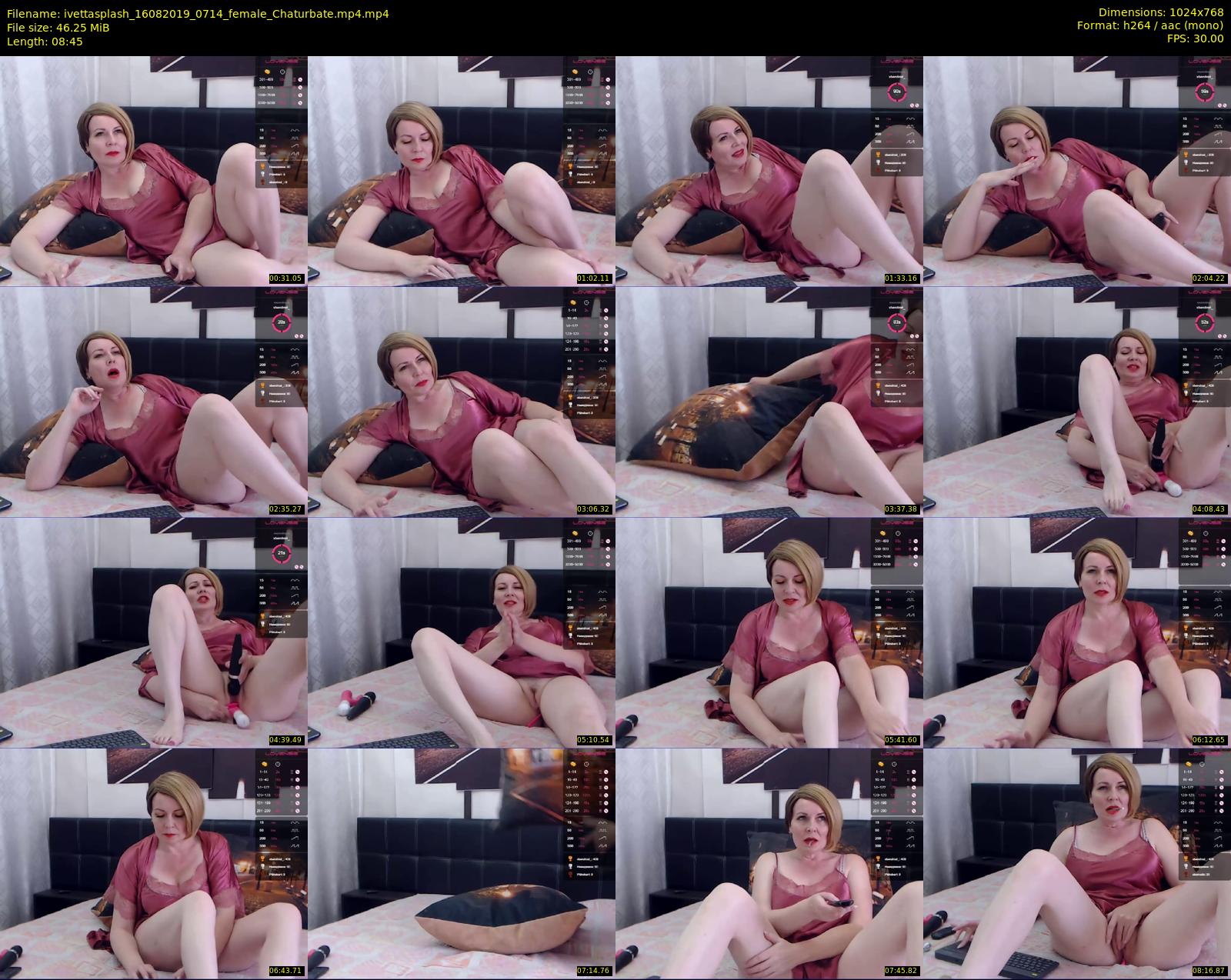 ivettasplash — 9 minute Chaturbate female cam show recording, 720p, Aug 16, 2019