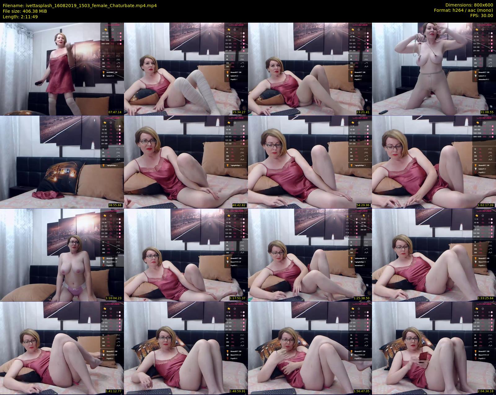 ivettasplash — 132 minute Chaturbate female cam show recording, 480p, Aug 16, 2019