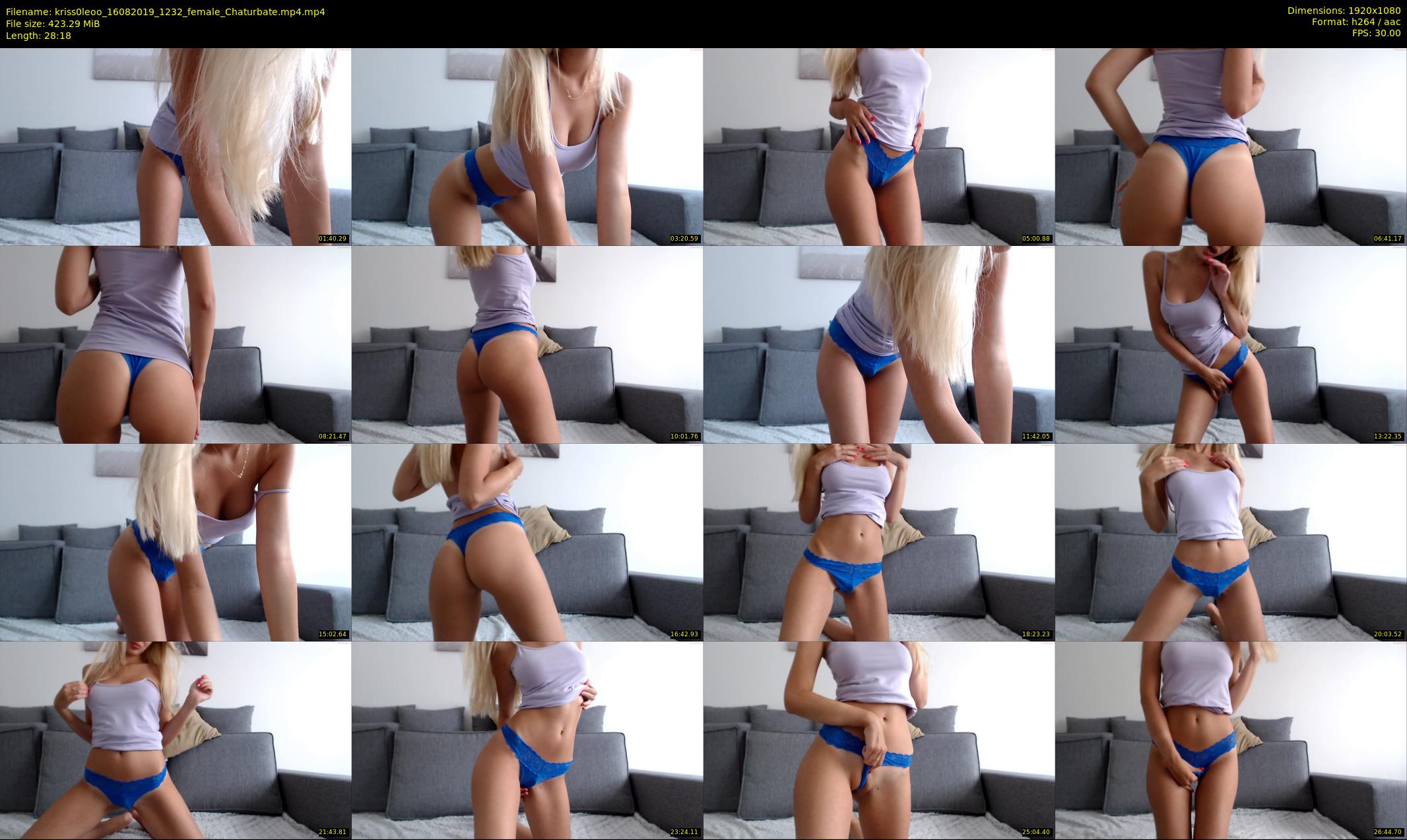 kriss0leoo — 29 minute Chaturbate couple cam show recording, 1080p, Aug 16, 2019