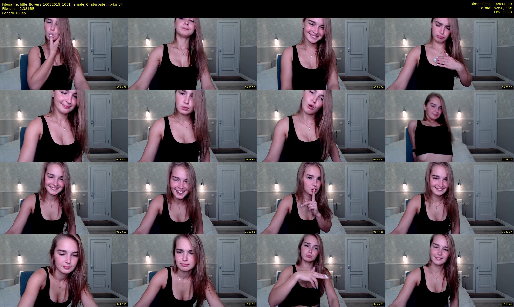 litlle_flowers — 3 minute Chaturbate female cam show recording, 1080p, Aug 16, 2019