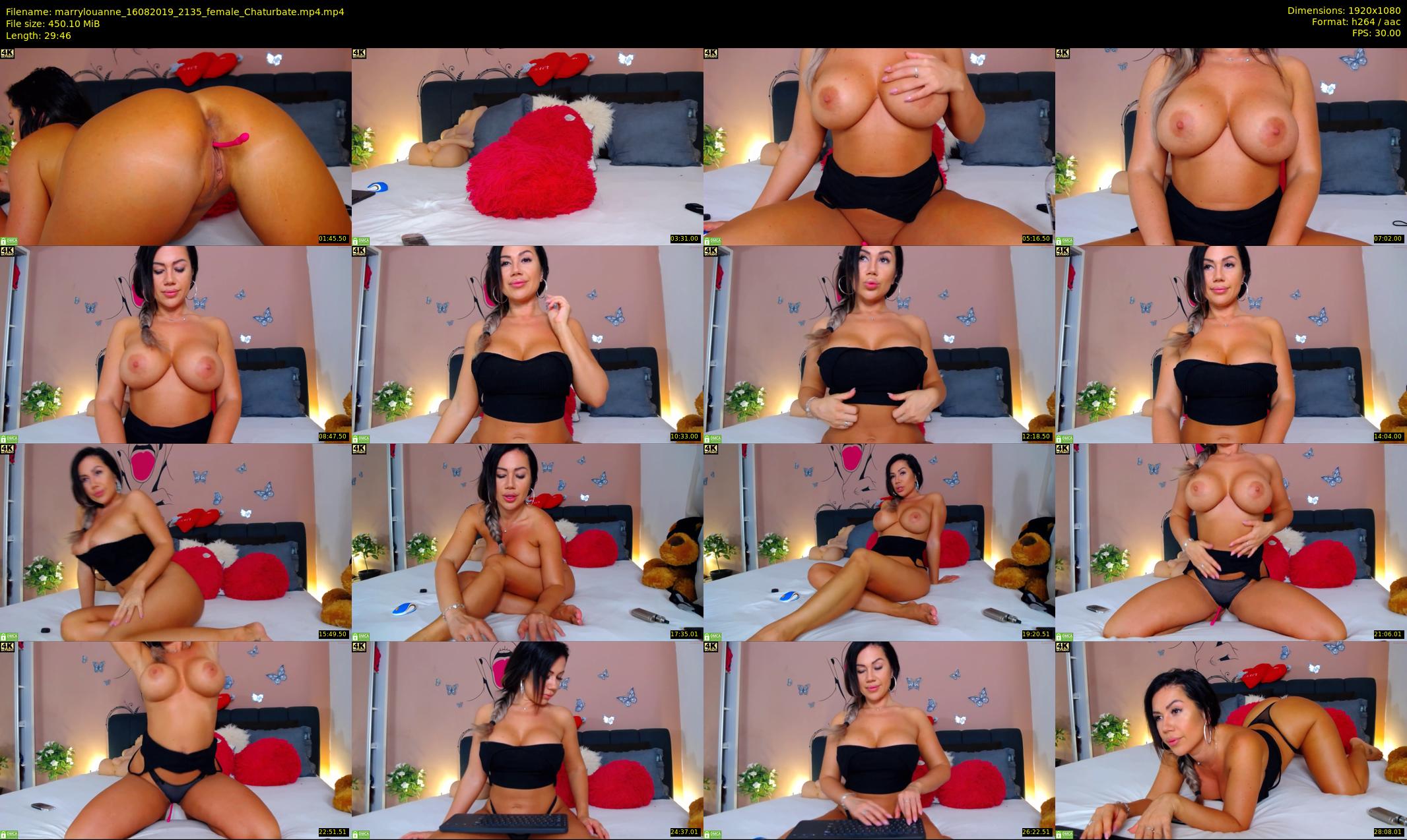 marrylouanne — 30 minute Chaturbate female cam show recording, 1080p, Aug 16, 2019