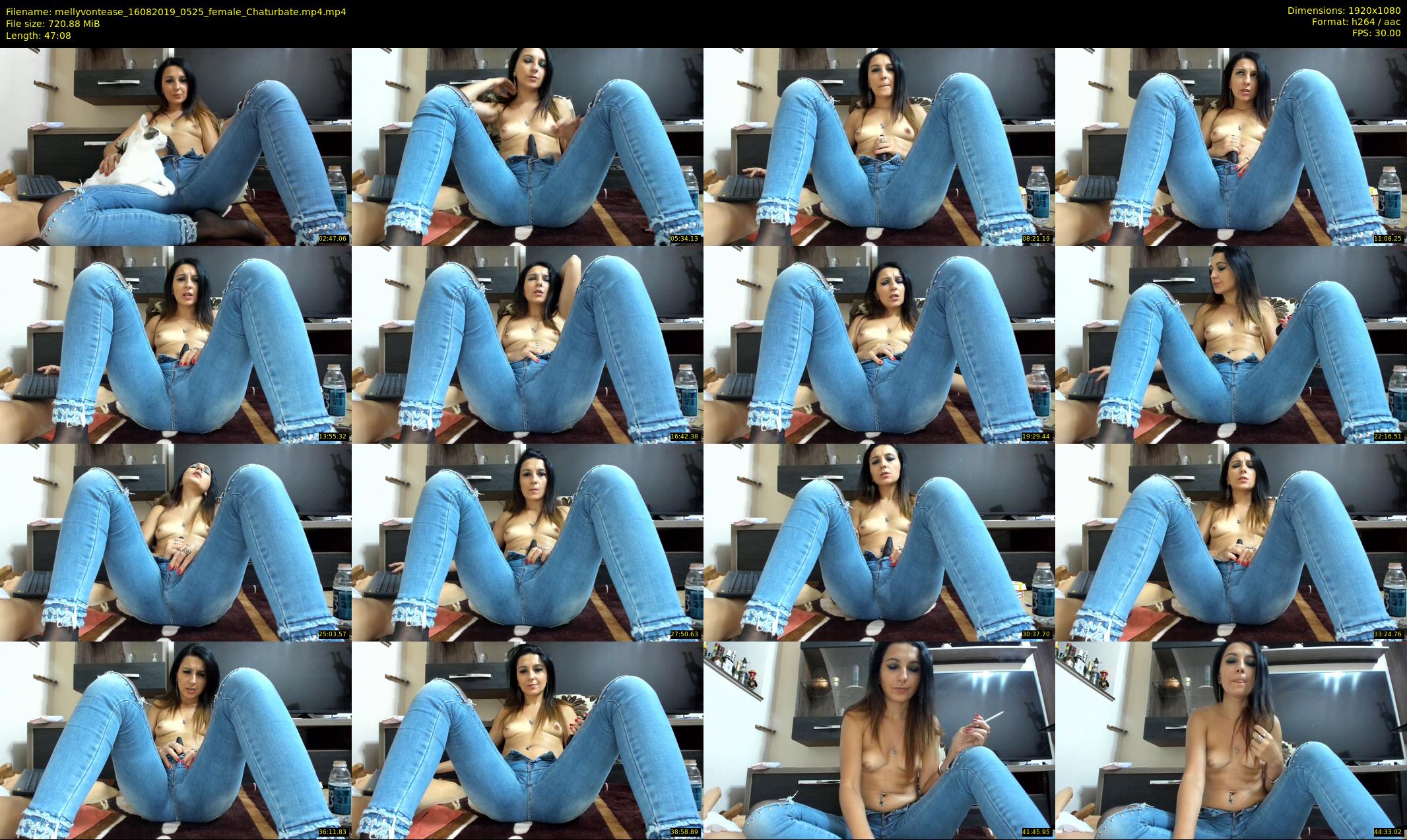 mellyvontease — 48 minute Chaturbate female cam show recording, 1080p, Aug 16, 2019