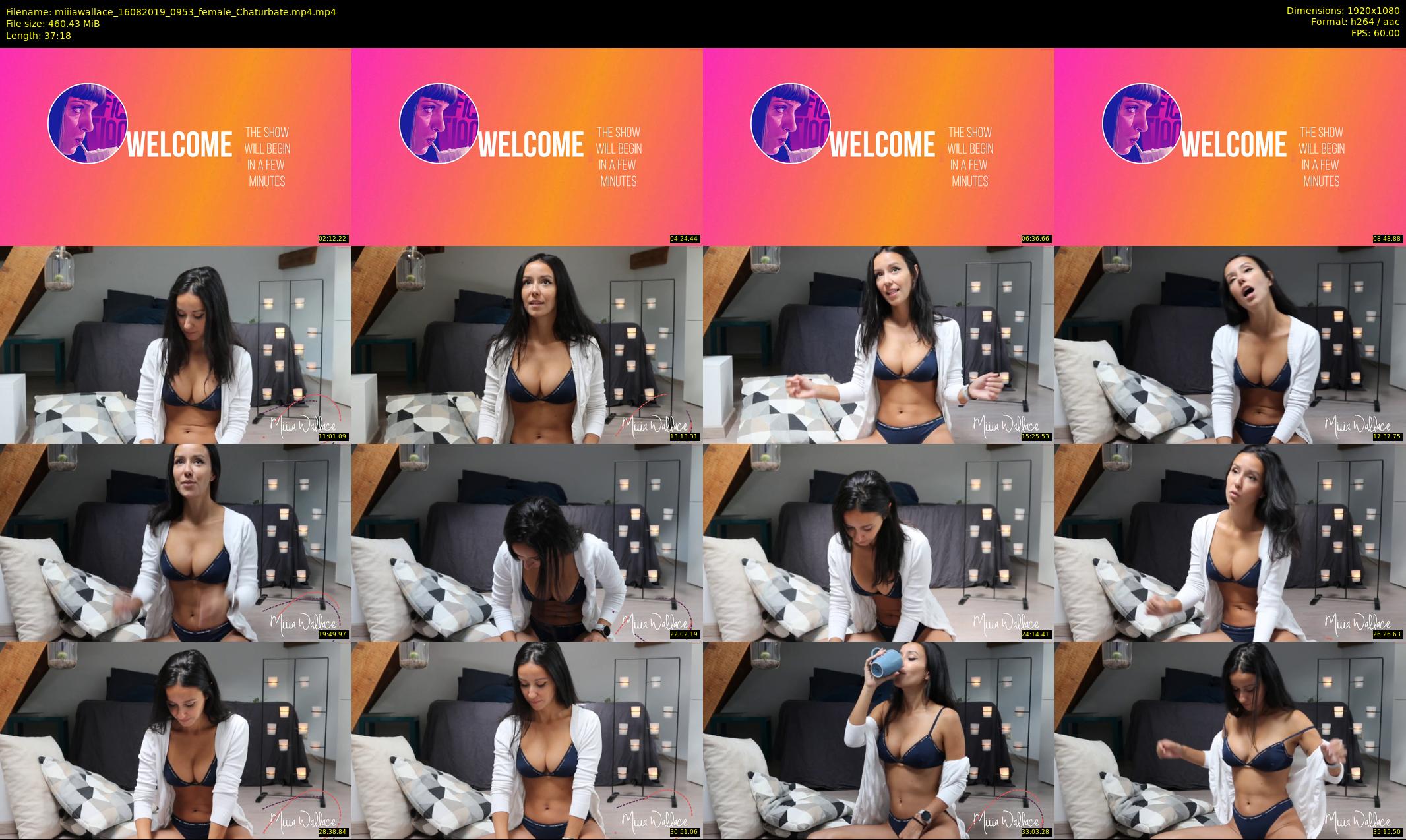 miiiawallace — 38 minute Chaturbate female cam show recording, 1080p, Aug 16, 2019