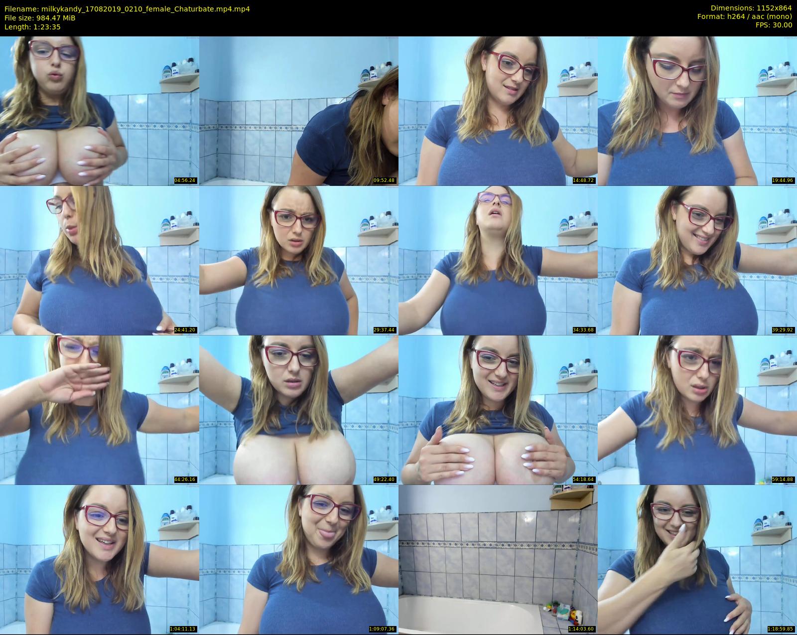 milkykandy — 84 minute Chaturbate female cam show recording, 720p, Aug 17, 2019
