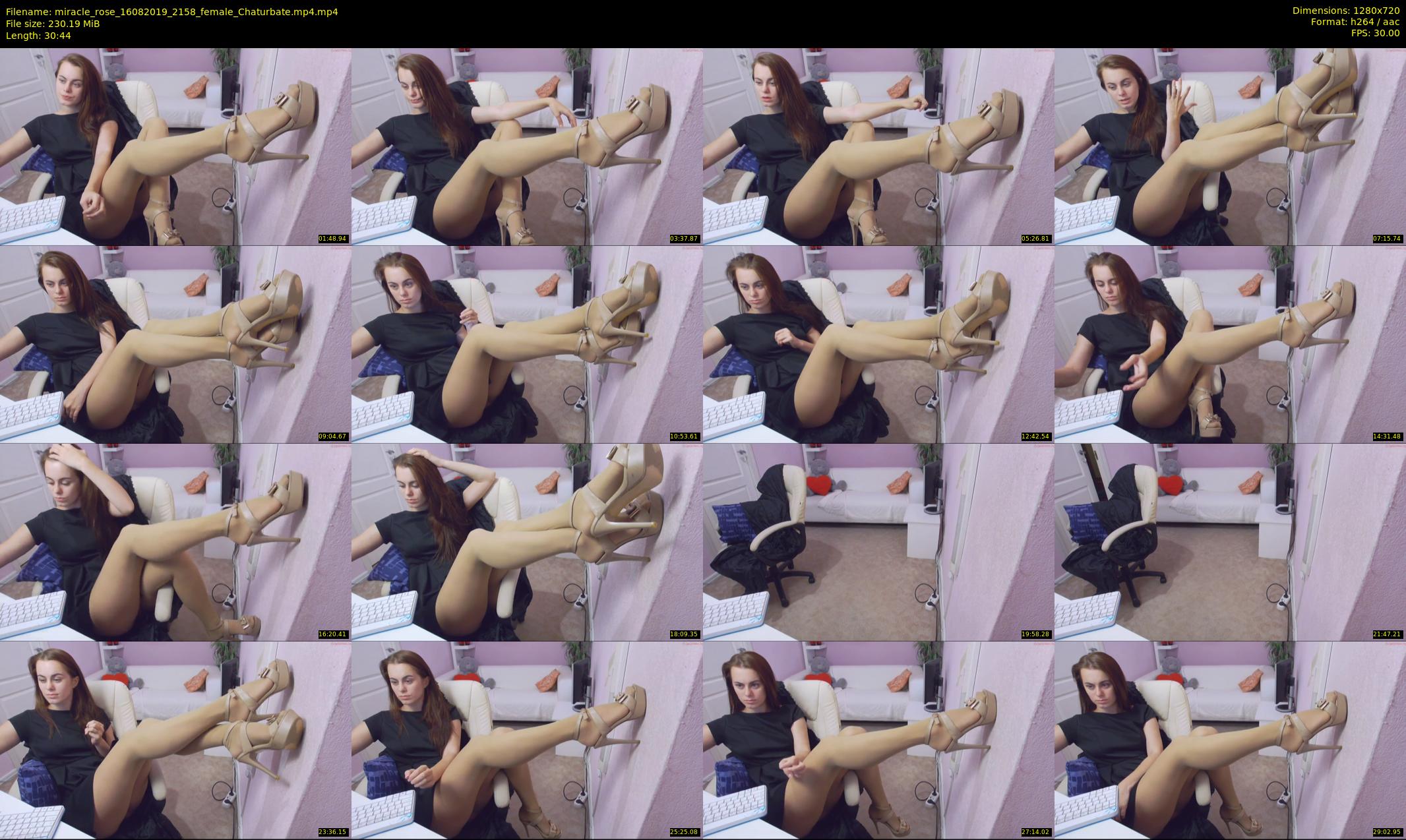 miracle_rose — 31 minute Chaturbate female cam show recording, 720p, Aug 16, 2019
