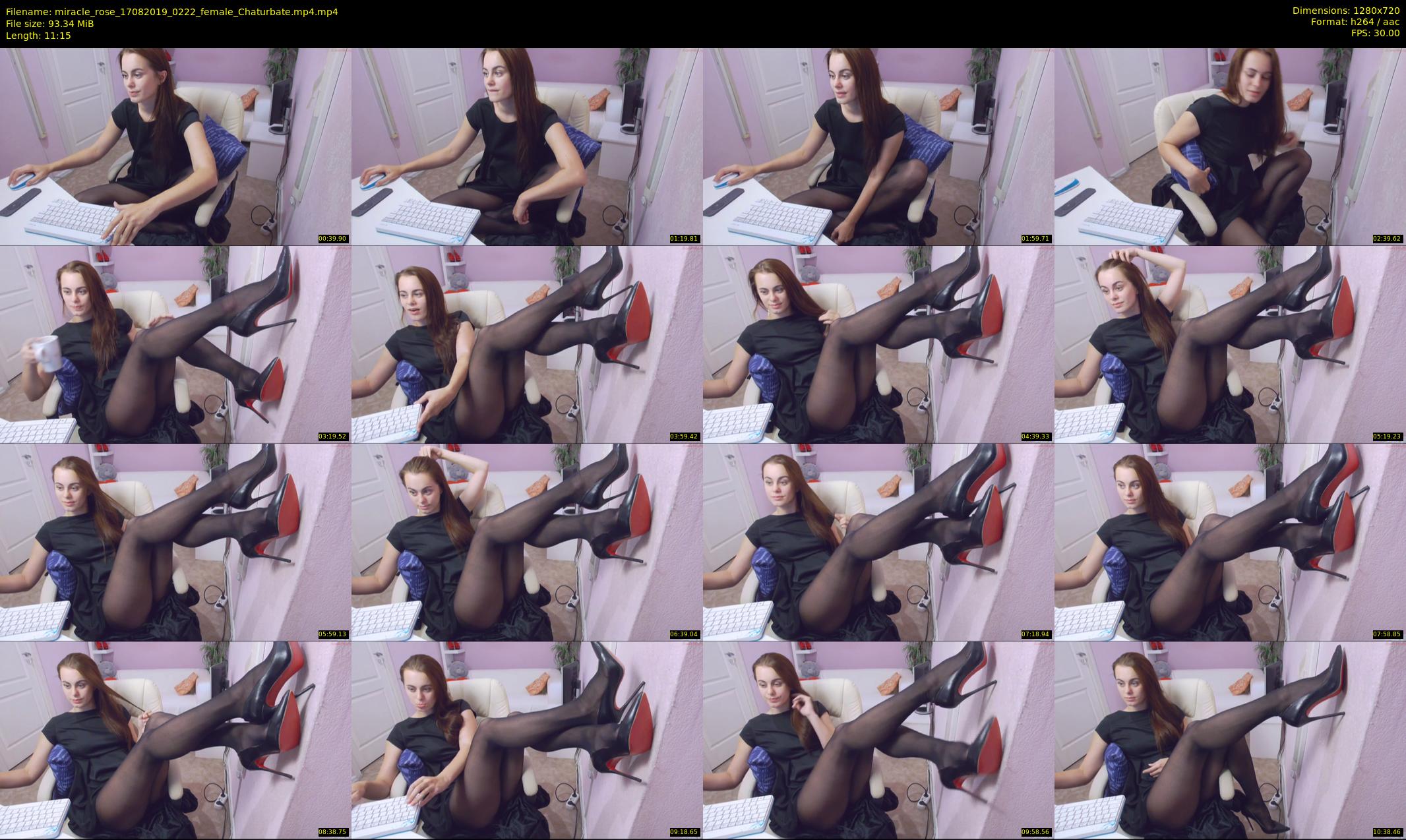 miracle_rose — 12 minute Chaturbate female cam show recording, 720p, Aug 17, 2019