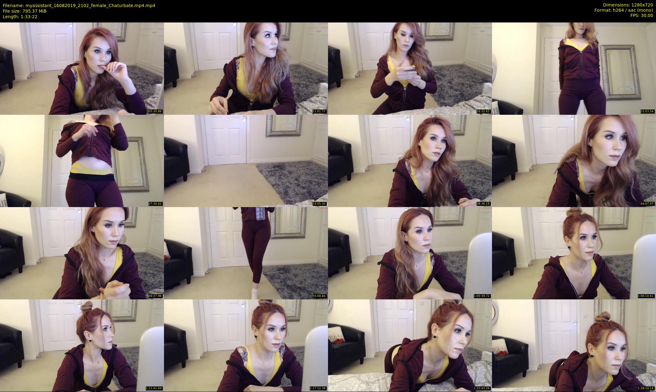 myassistant — 94 minute Chaturbate female cam show recording, 720p, Aug 16, 2019