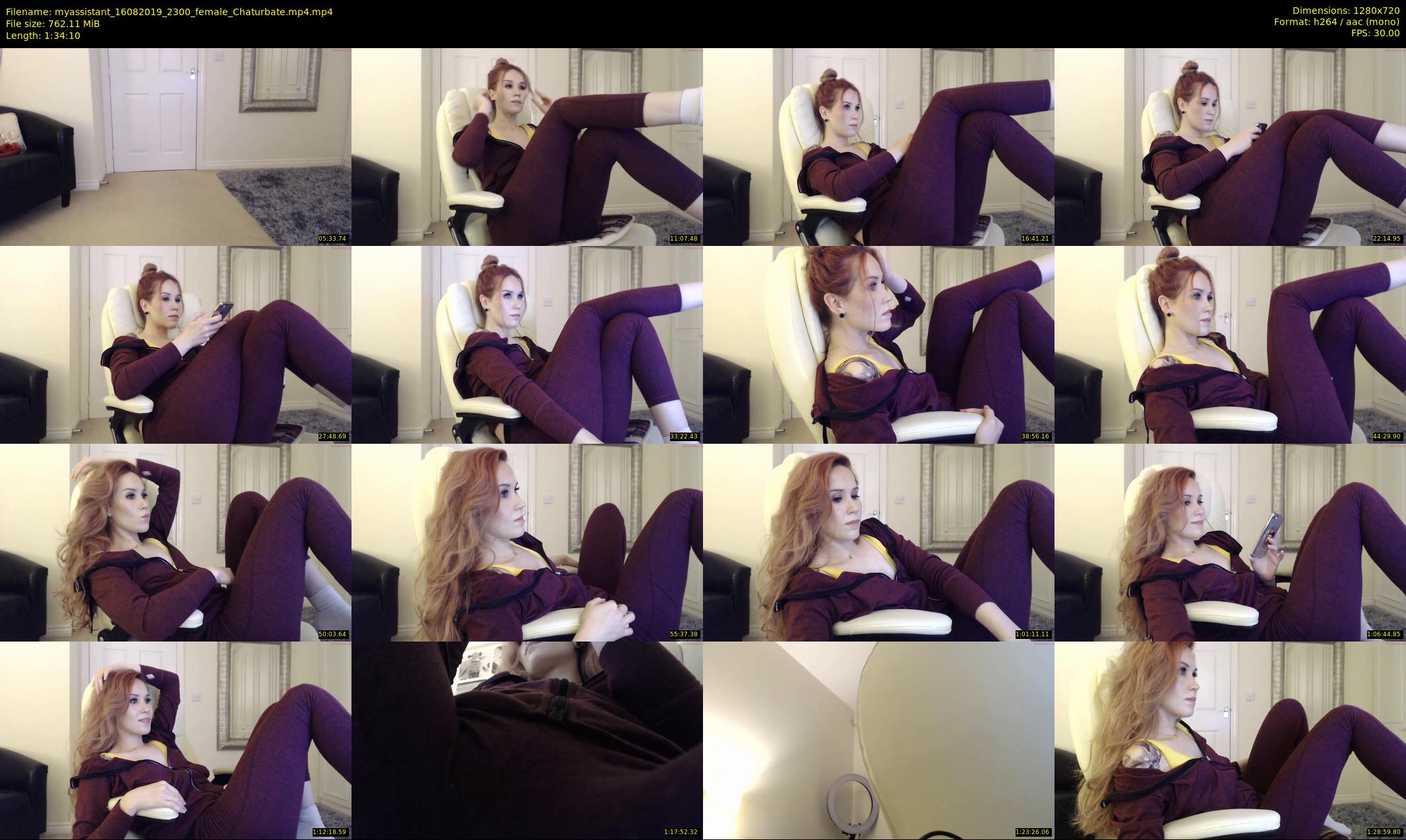 myassistant — 95 minute Chaturbate female cam show recording, 720p, Aug 16, 2019