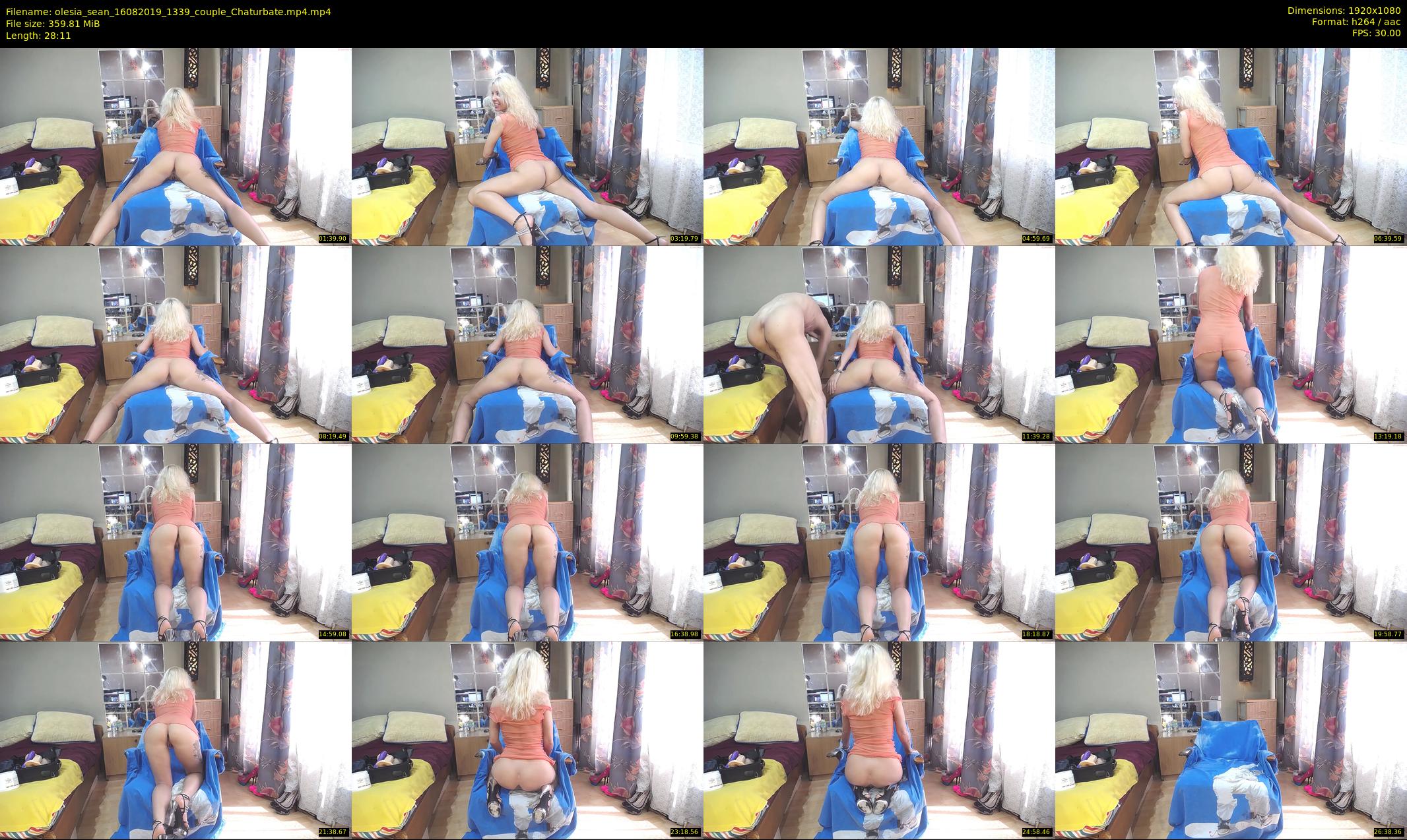 olesia_sean — 29 minute Chaturbate couple cam show recording, 1080p, Aug 16, 2019