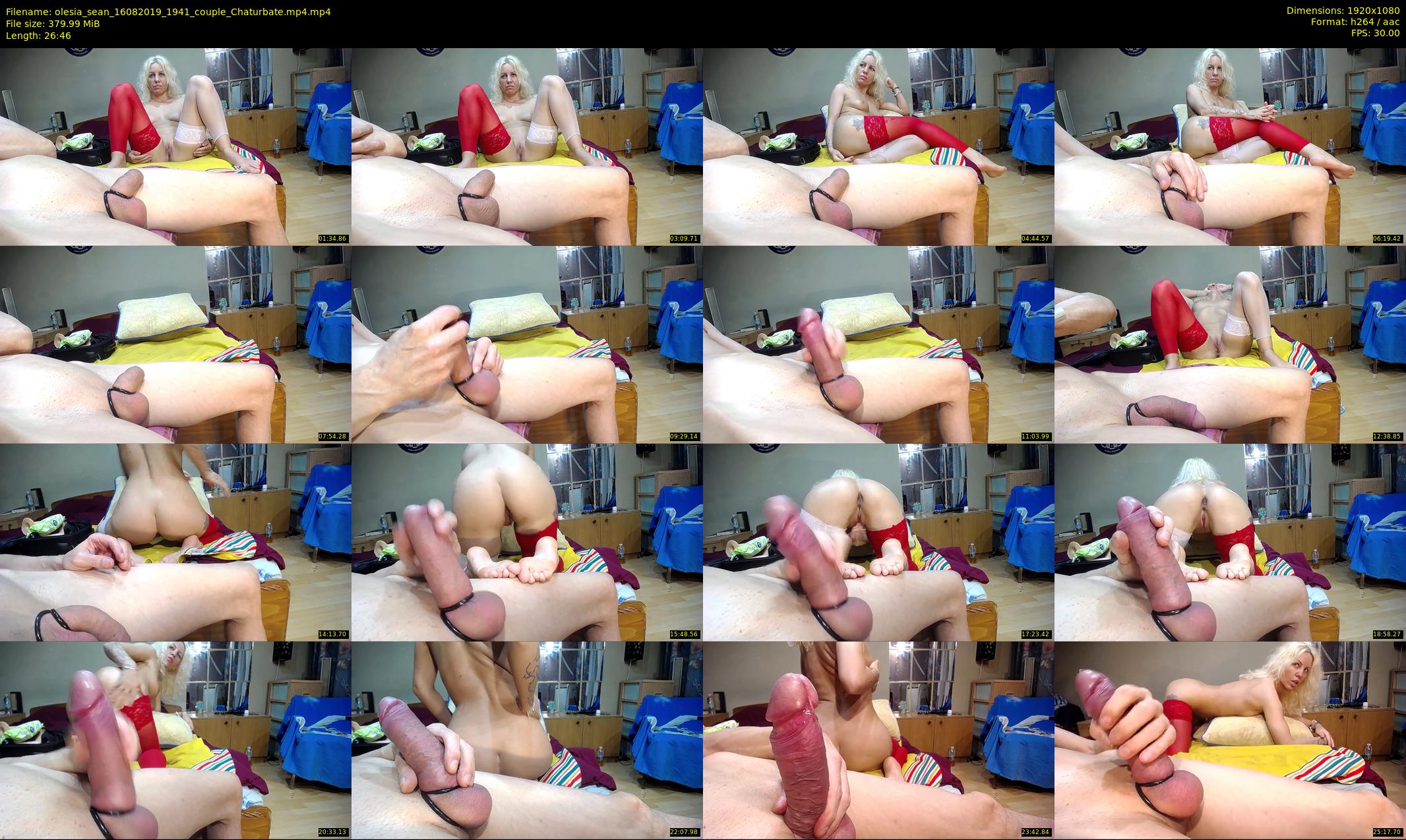 olesia_sean — 27 minute Chaturbate couple cam show recording, 1080p, Aug 16, 2019