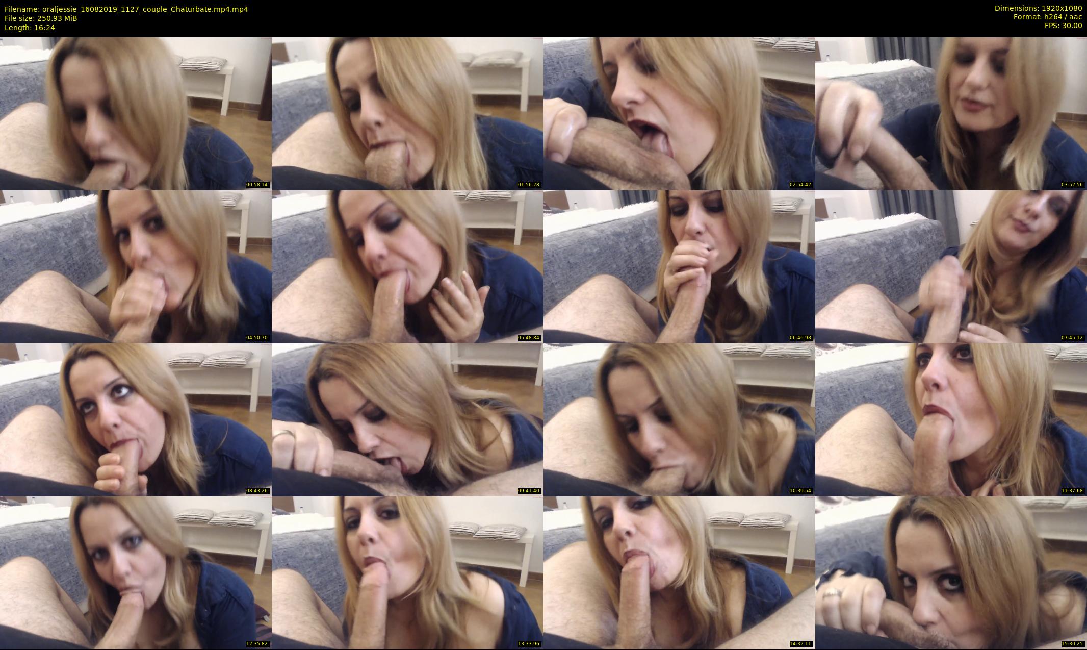 oraljessie — 17 minute Chaturbate couple cam show recording, 1080p, Aug 16, 2019