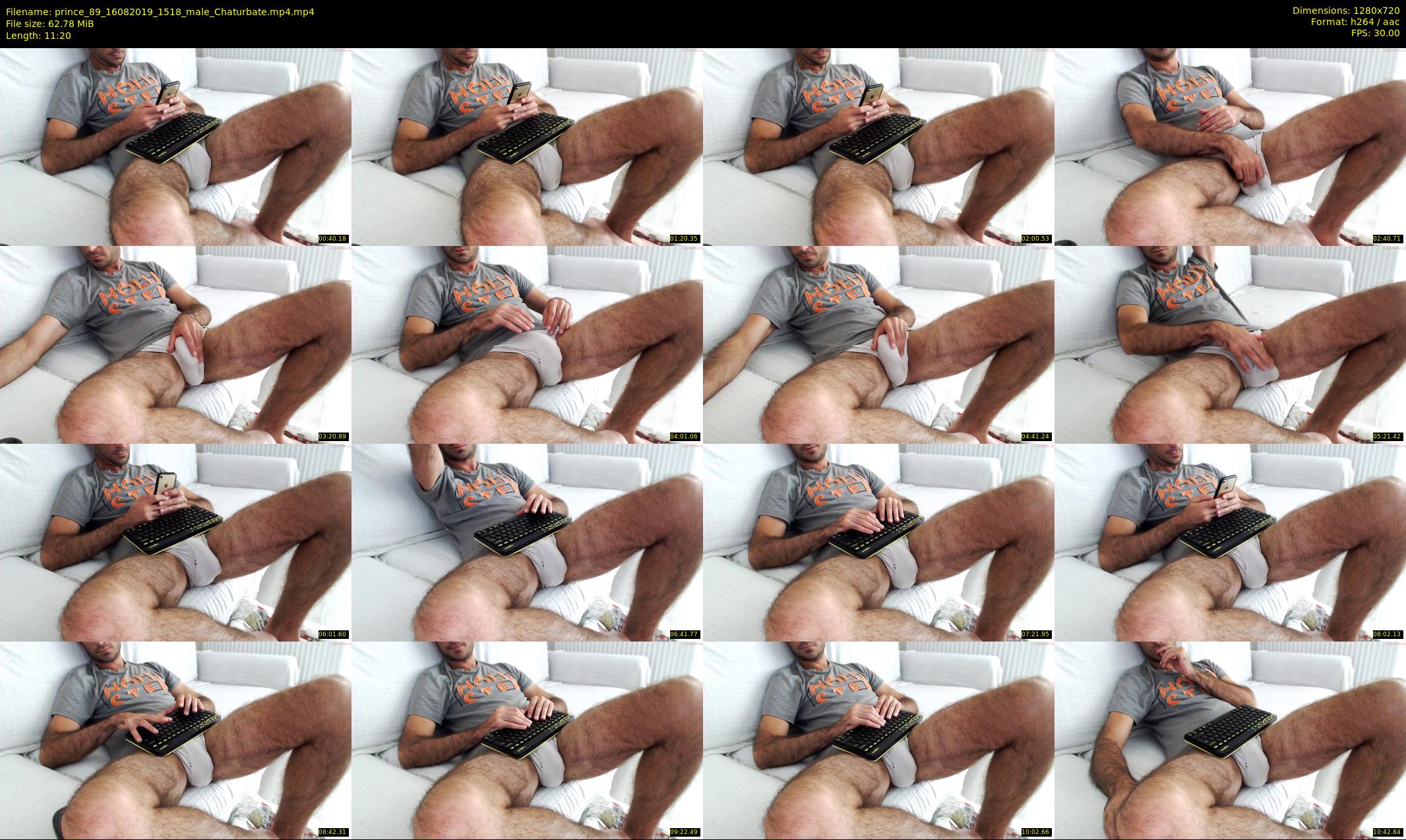 prince_89 — 12 minute Chaturbate male cam show recording, 720p, Aug 16, 2019