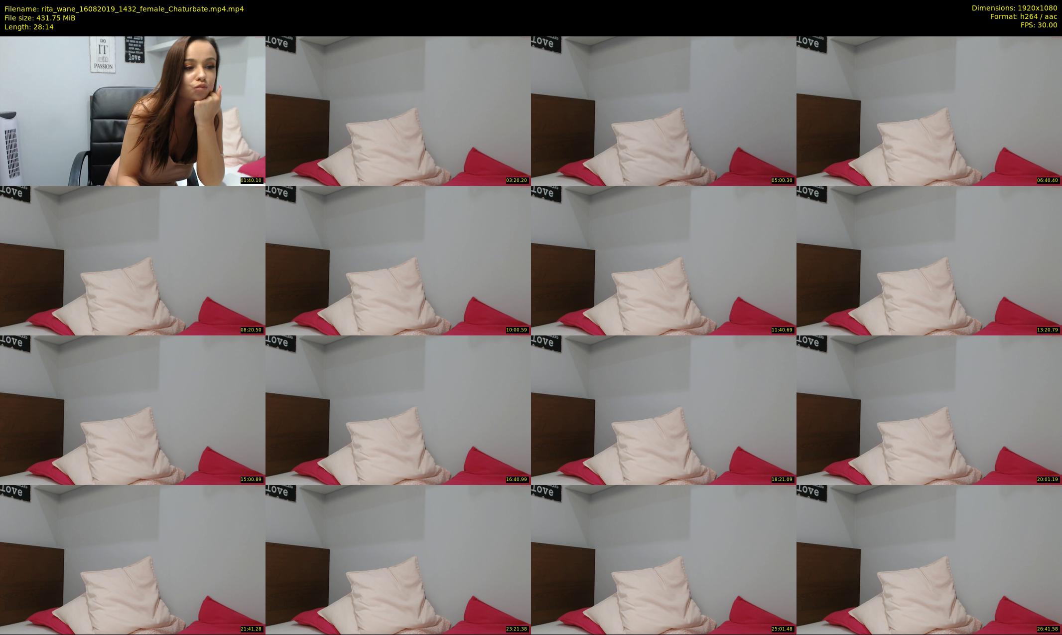 rita_wane — 29 minute Chaturbate female cam show recording, 1080p, Aug 16, 2019