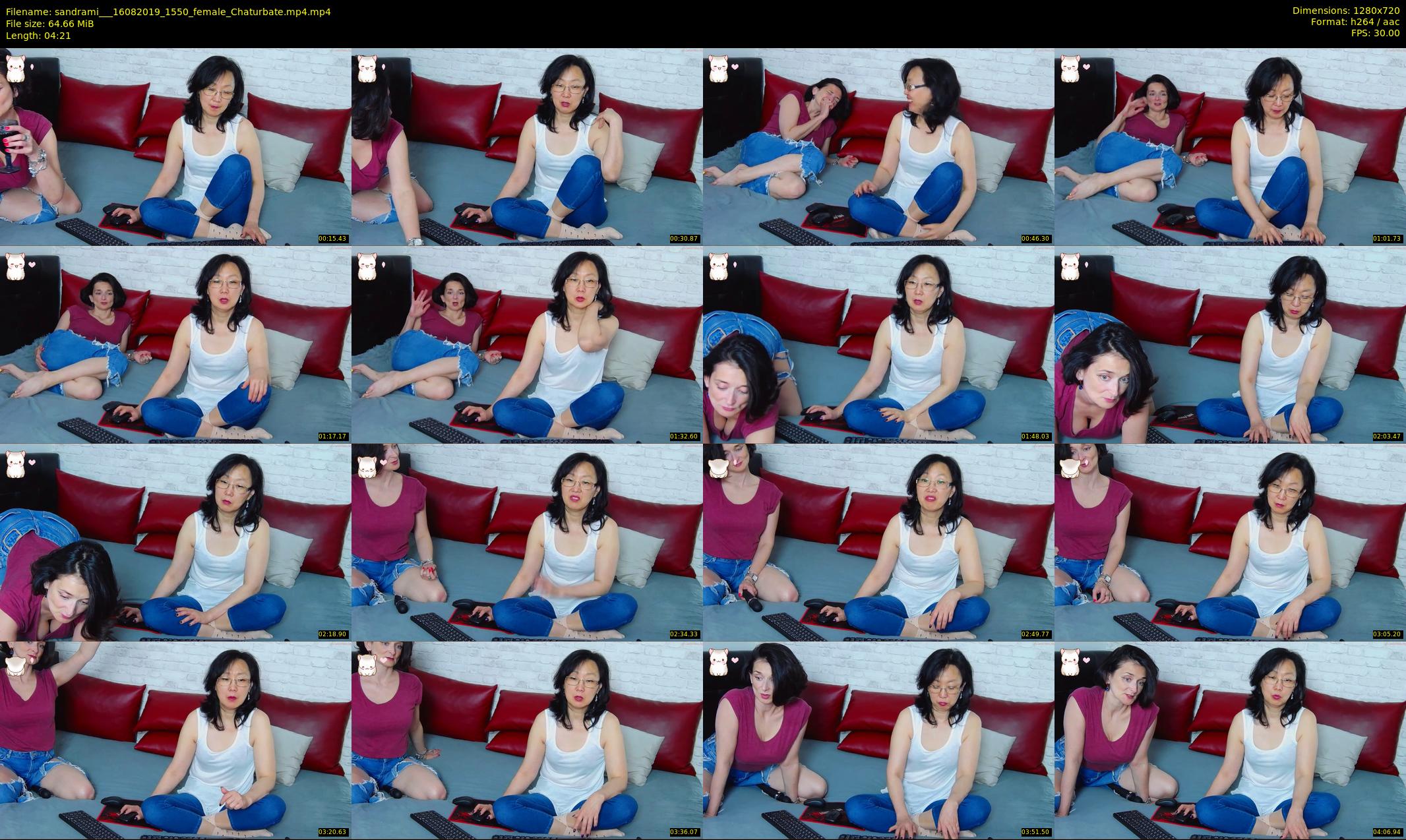 sandrami__ — 5 minute Chaturbate female cam show recording, 720p, Aug 16, 2019