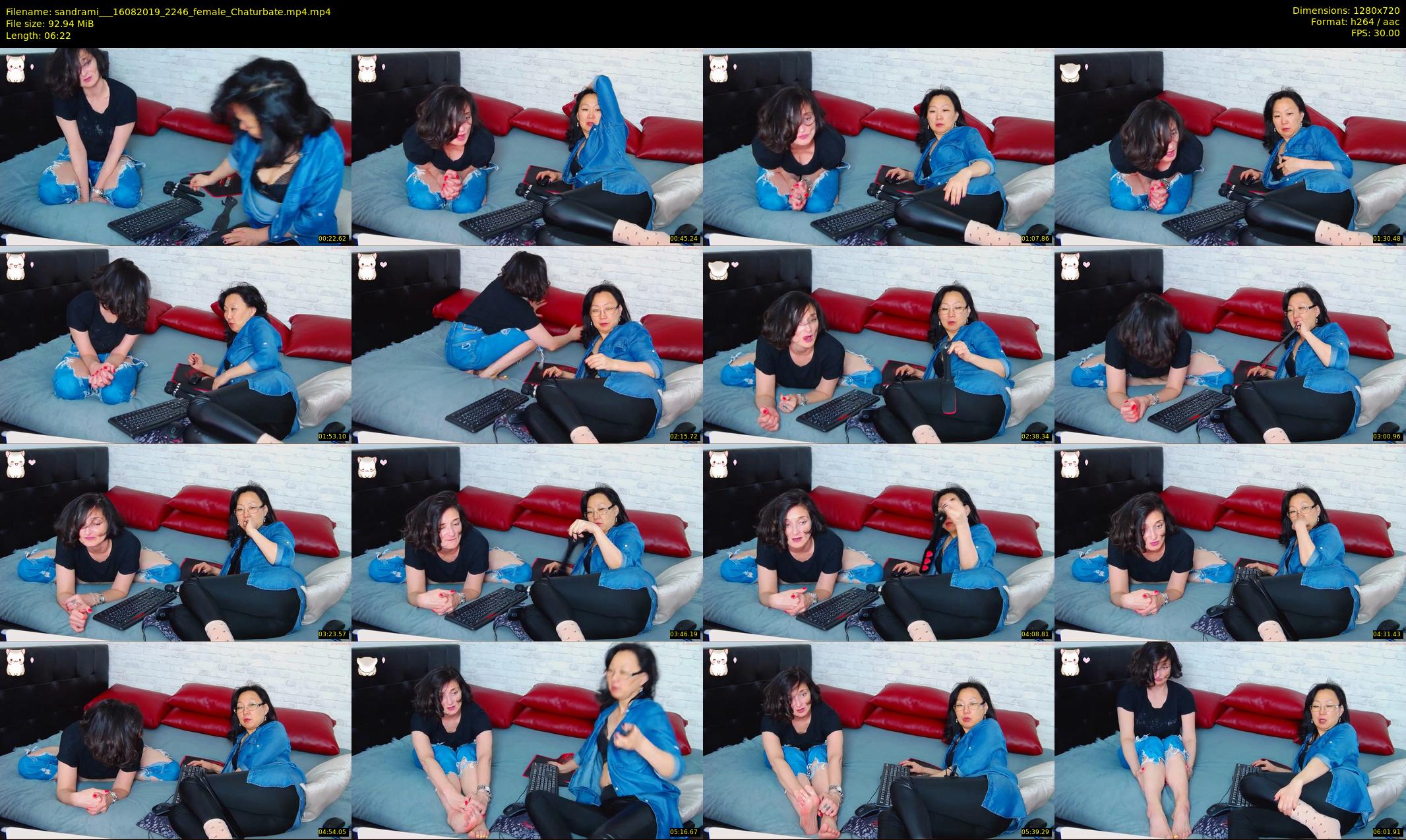 sandrami__ — 7 minute Chaturbate female cam show recording, 720p, Aug 16, 2019