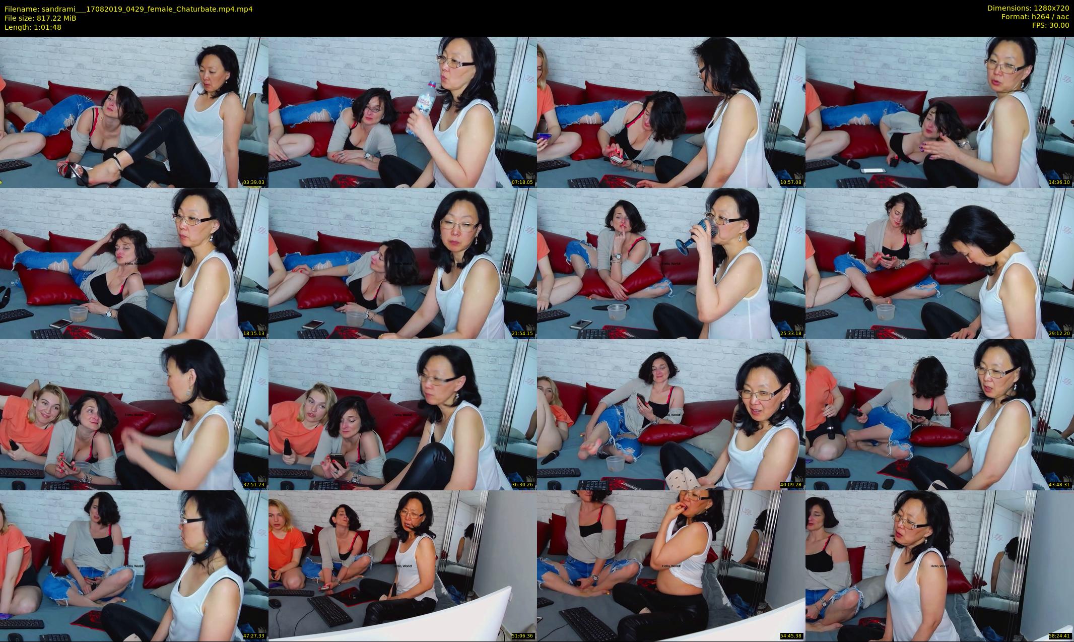 sandrami__ — 62 minute Chaturbate female cam show recording, 720p, Aug 17, 2019