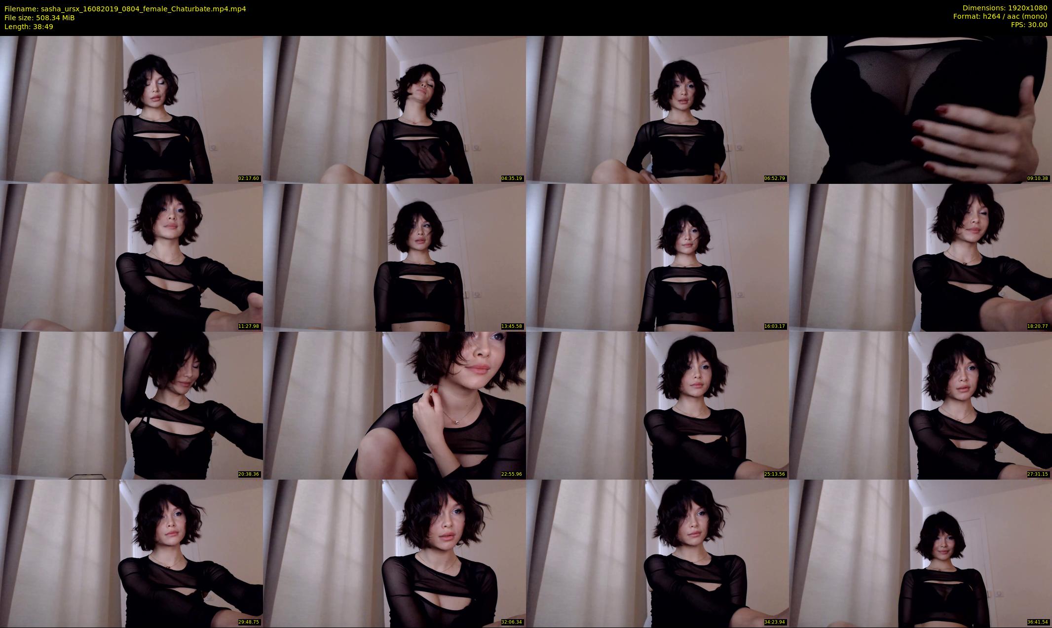 sasha_ursx — 39 minute Chaturbate female cam show recording, 1080p, Aug 16, 2019