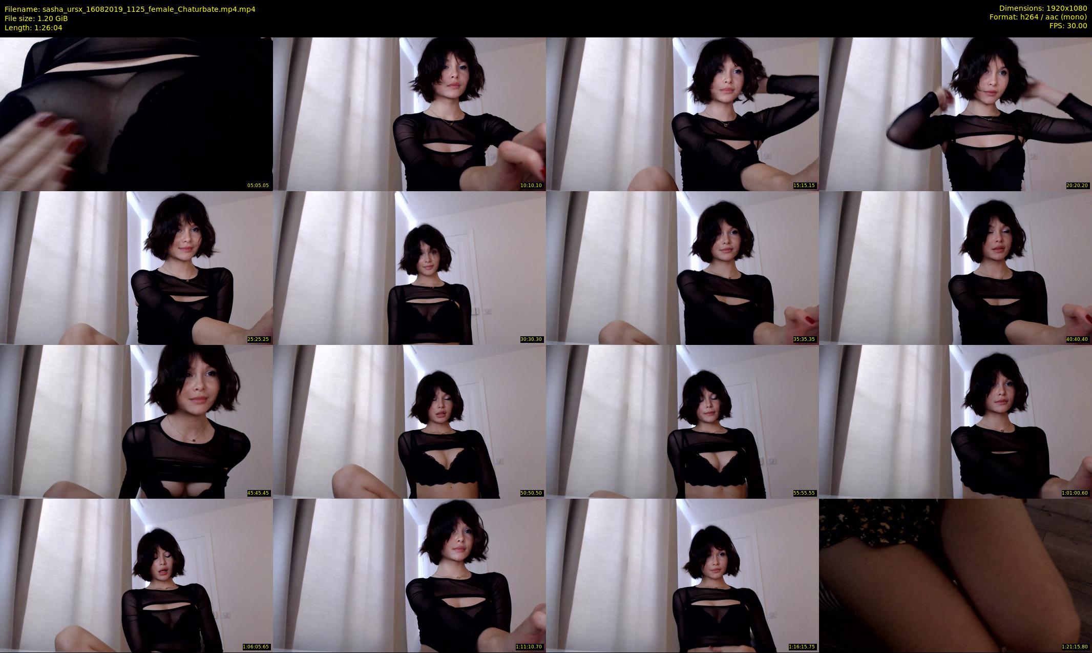 sasha_ursx — 87 minute Chaturbate female cam show recording, 1080p, Aug 16, 2019