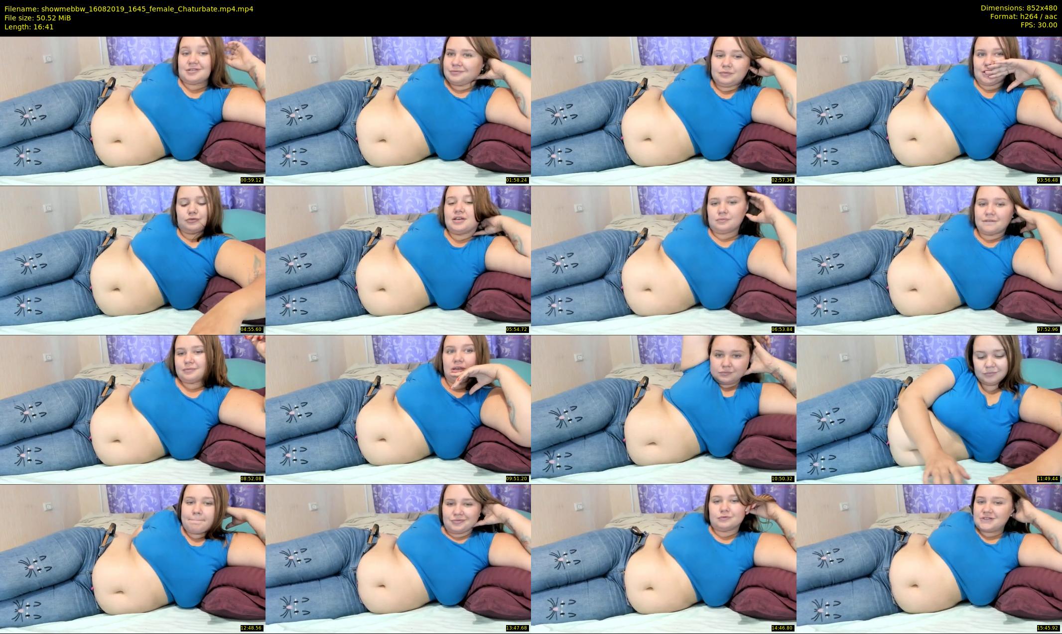 showmebbw — 17 minute Chaturbate female cam show recording, 480p, Aug 16, 2019