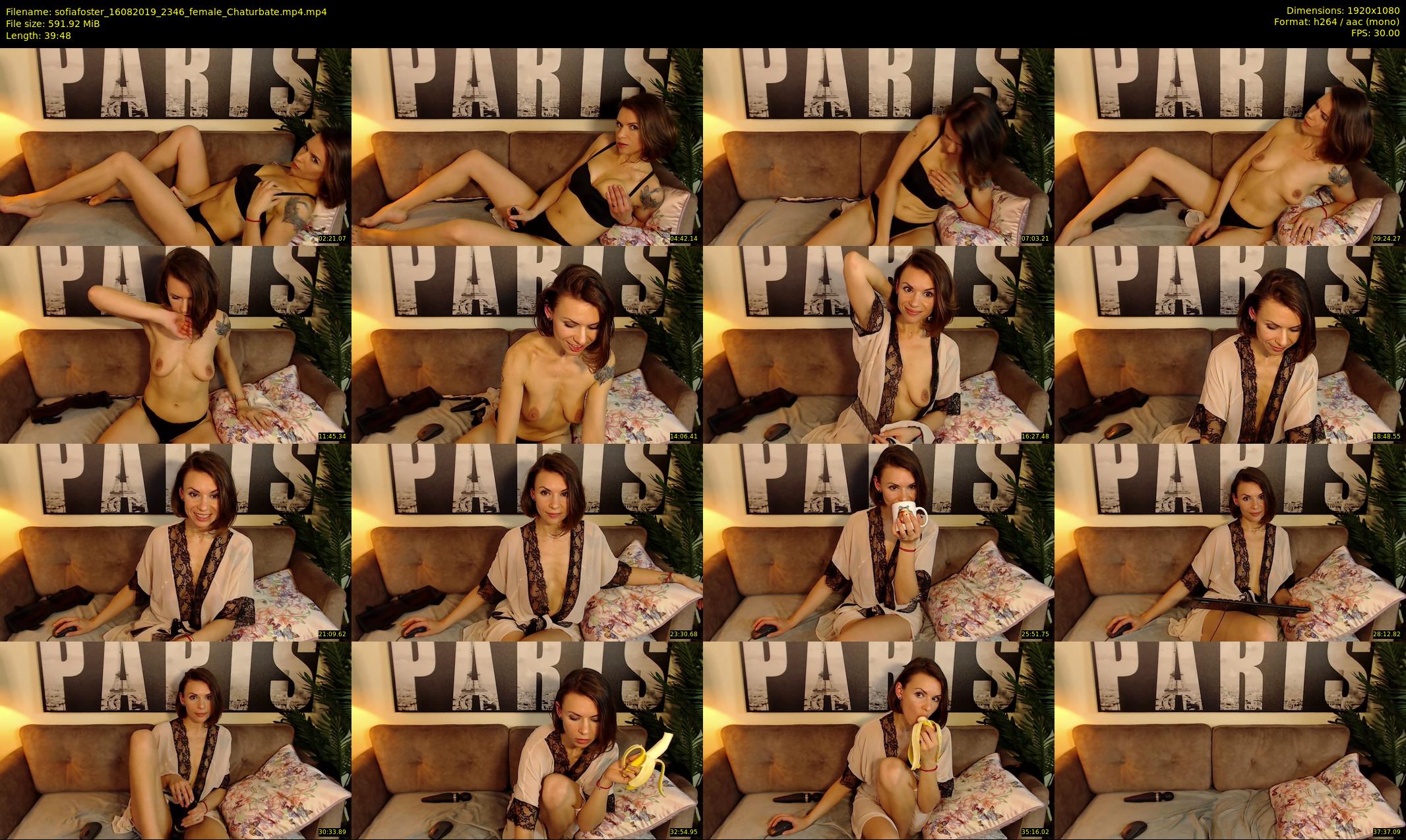 sofiafoster — 40 minute Chaturbate female cam show recording, 1080p, Aug 16, 2019