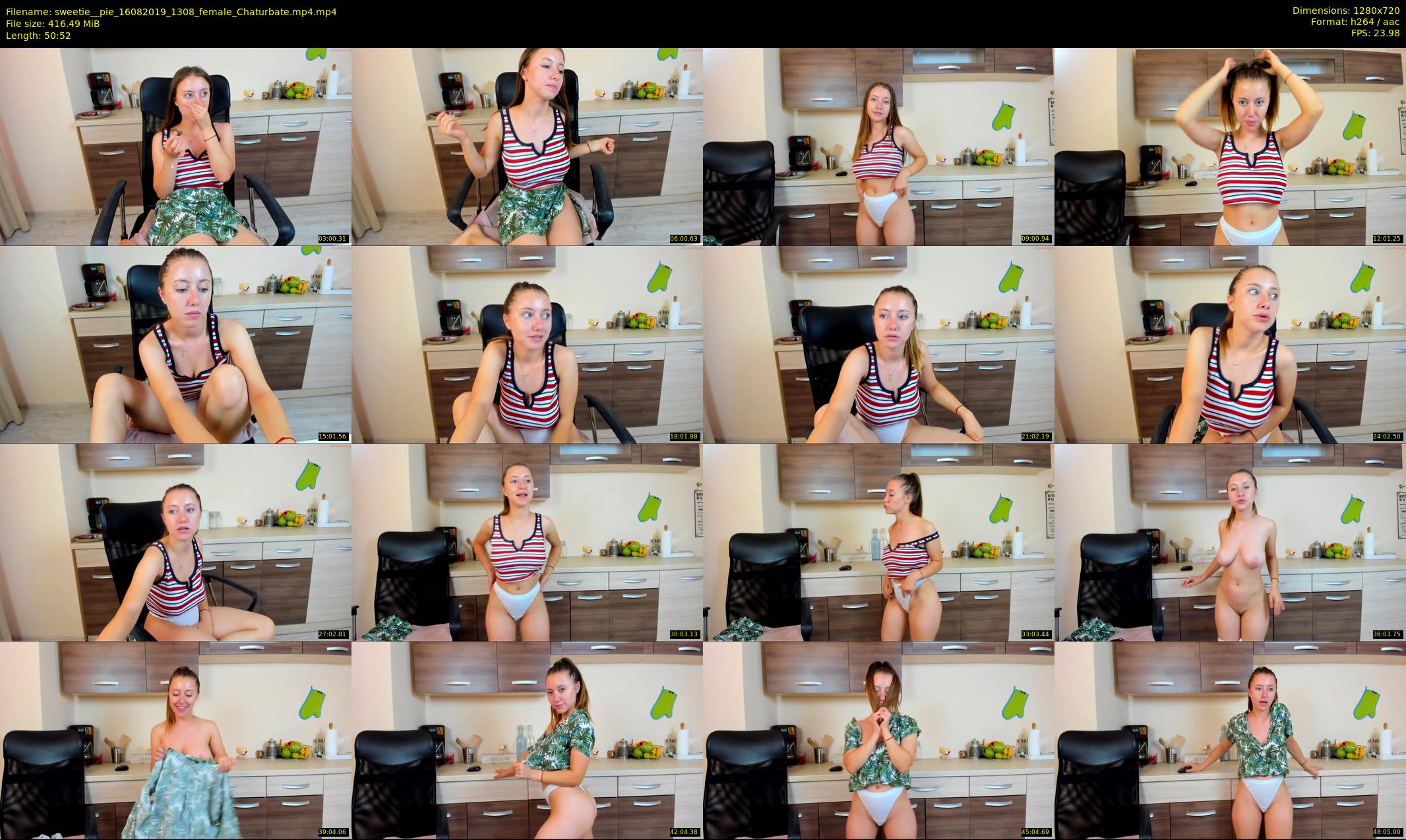 sweetie__pie — 51 minute Chaturbate female cam show recording, 720p, Aug 16, 2019