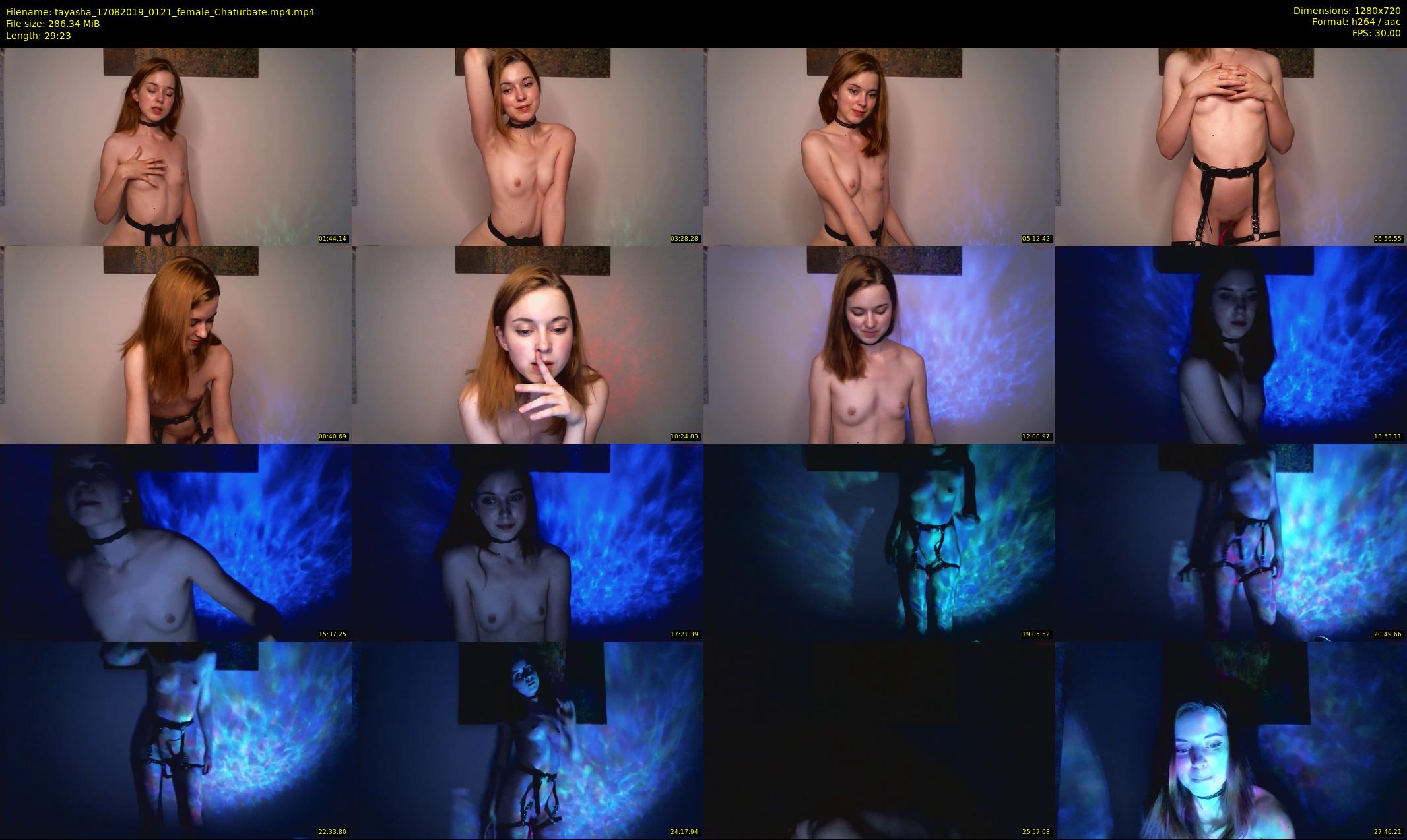 tayasha — 30 minute Chaturbate female cam show recording, 720p, Aug 17, 2019