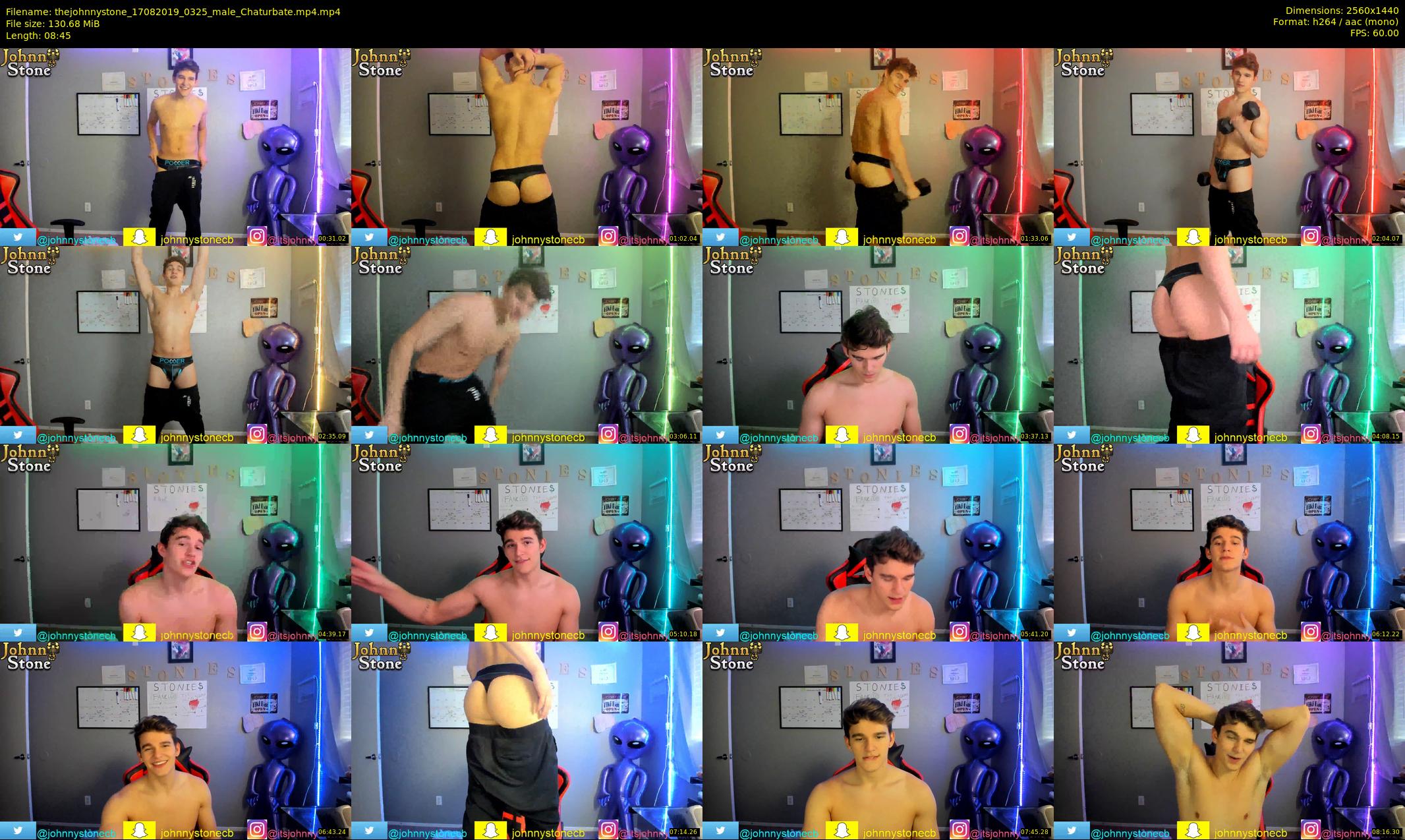 thejohnnystone — 9 minute Chaturbate male cam show recording, 1080p, Aug 17, 2019