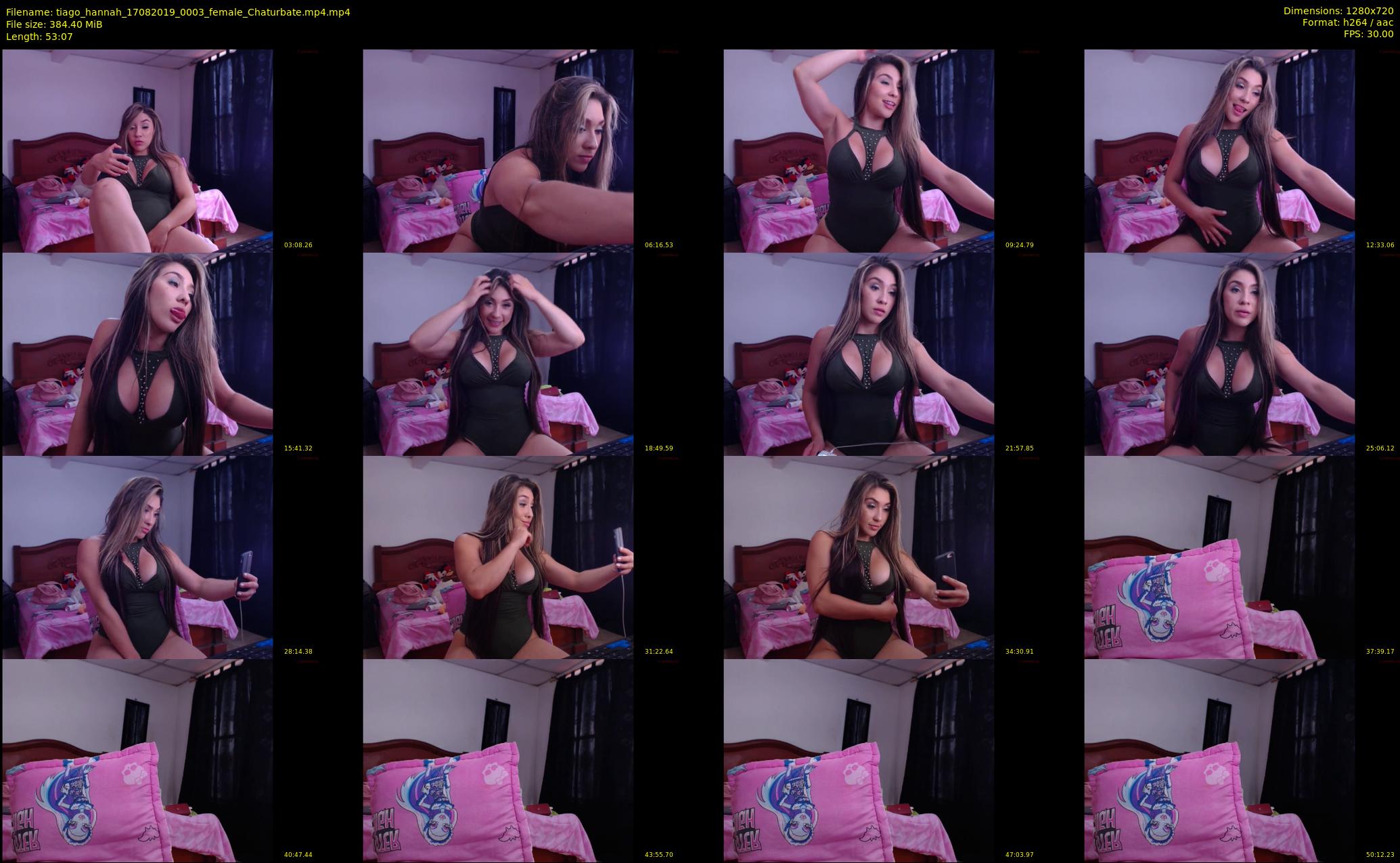 tiago_hannah — 54 minute Chaturbate couple cam show recording, 720p, Aug 17, 2019